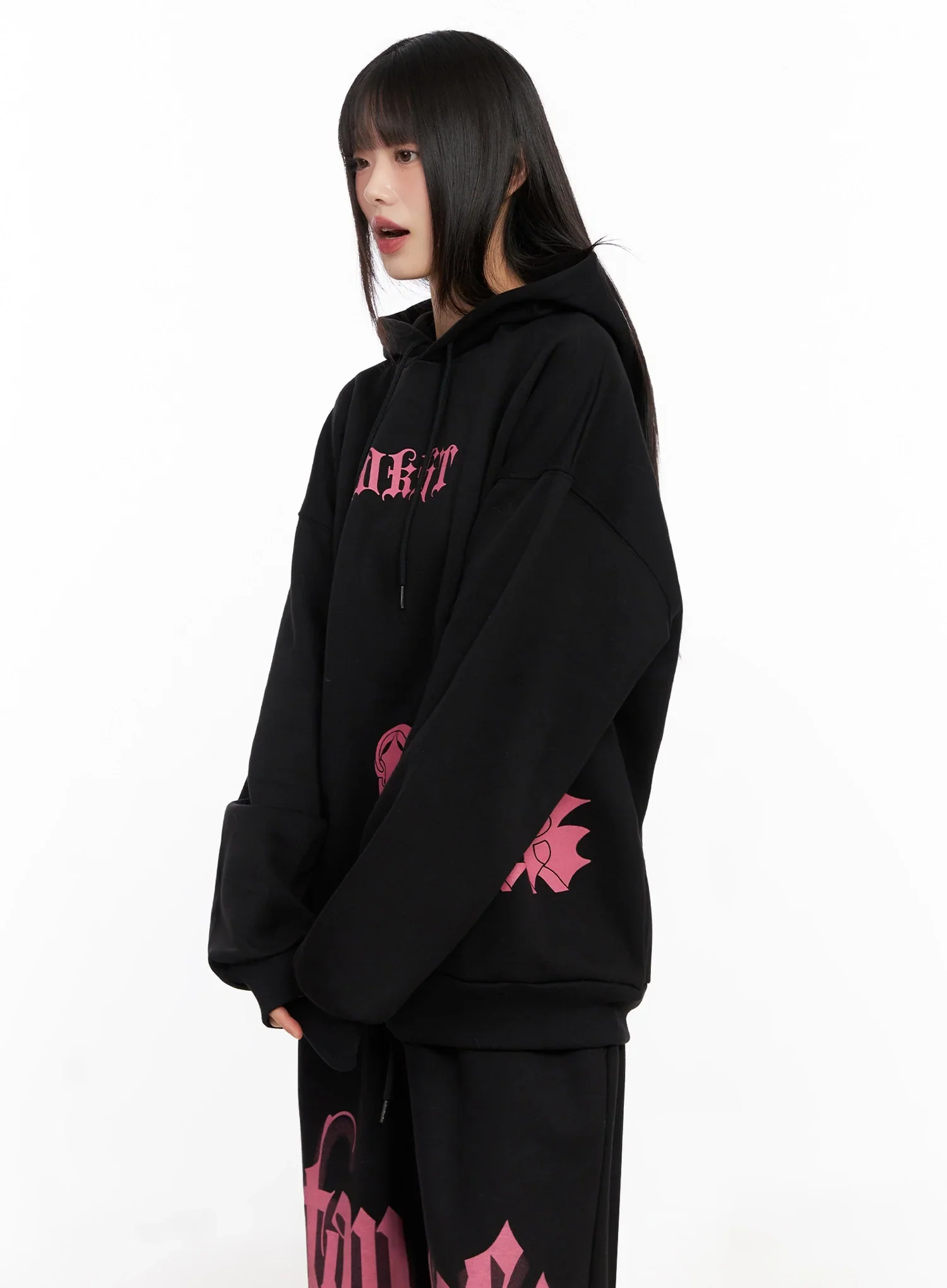 Bold Graphic Oversized Hoodie IN503 - Image 7