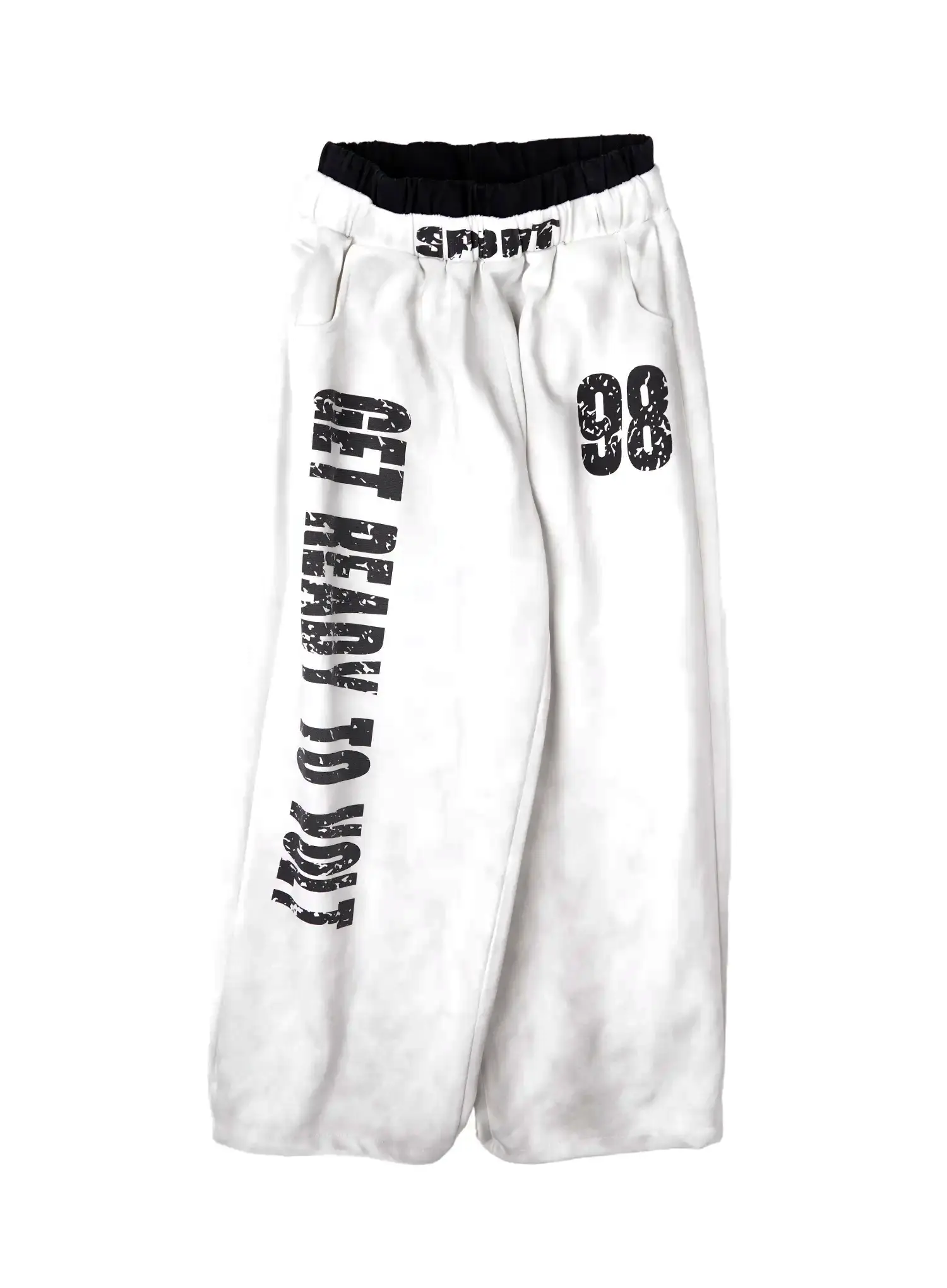 Bold Graphic Wide Leg Sweatpants CA517 - Image 12