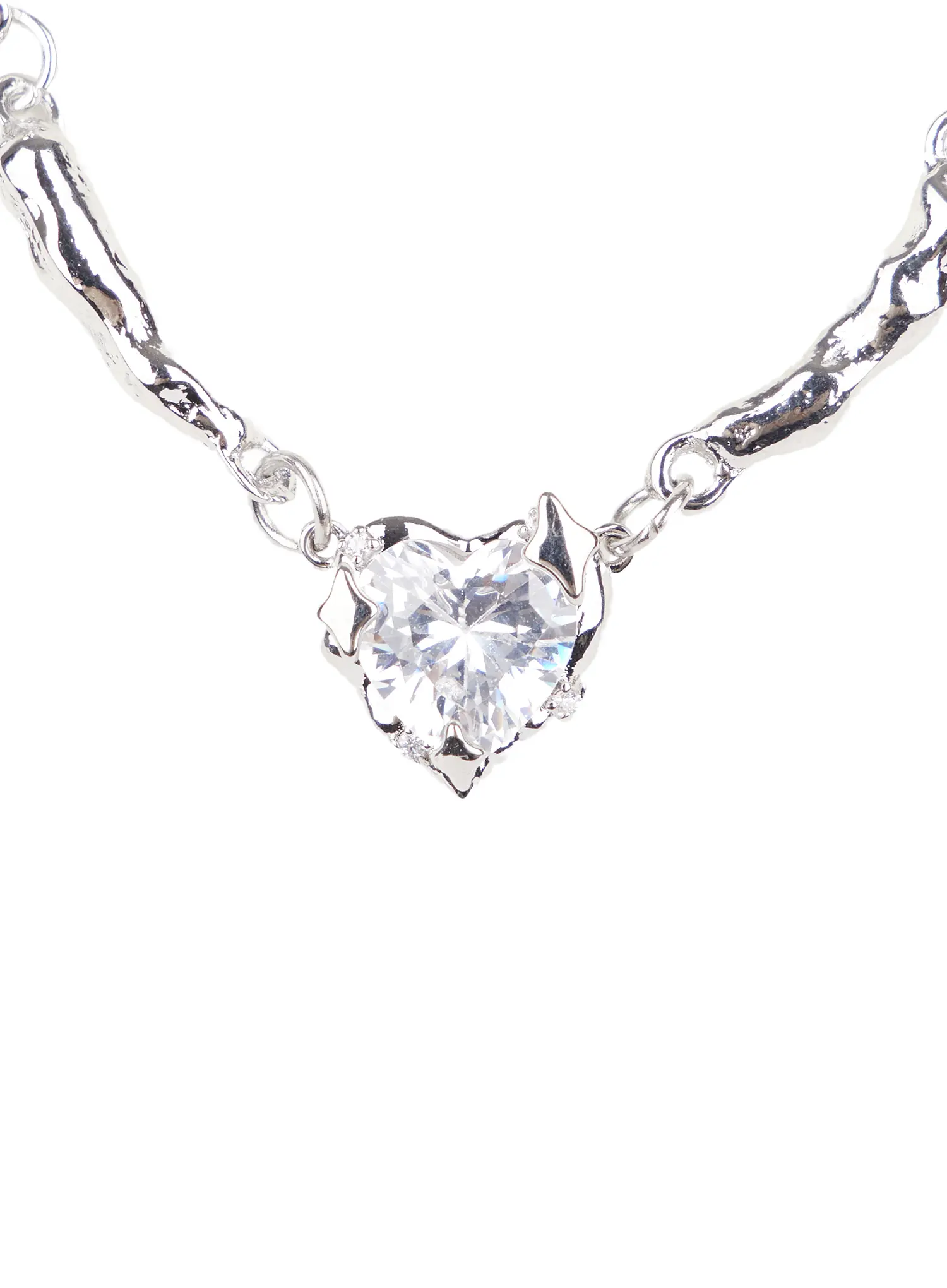 Bold Heart Necklace CJ523 - Image 4