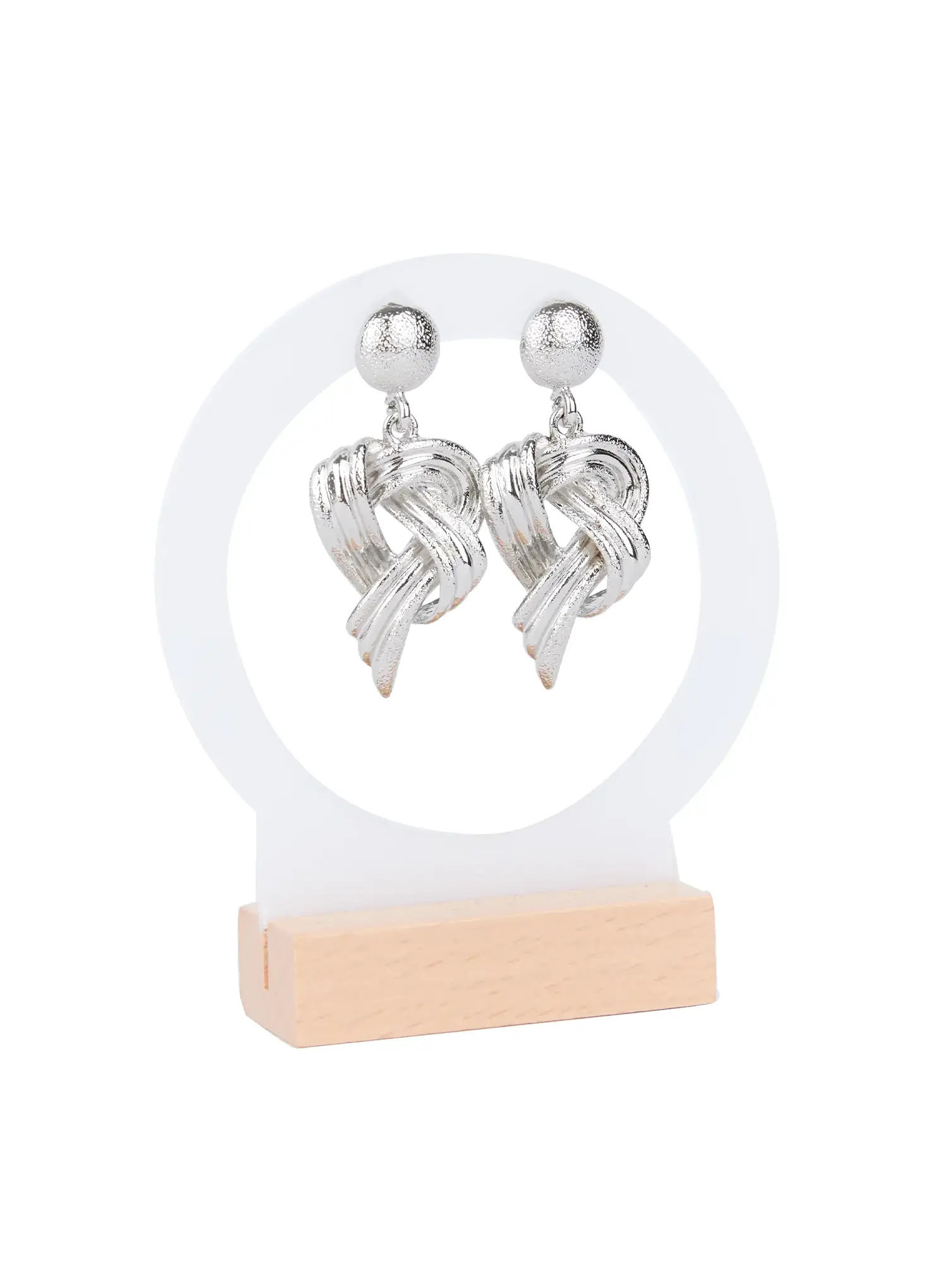 Bold Knot Earrings IS515 - Image 7