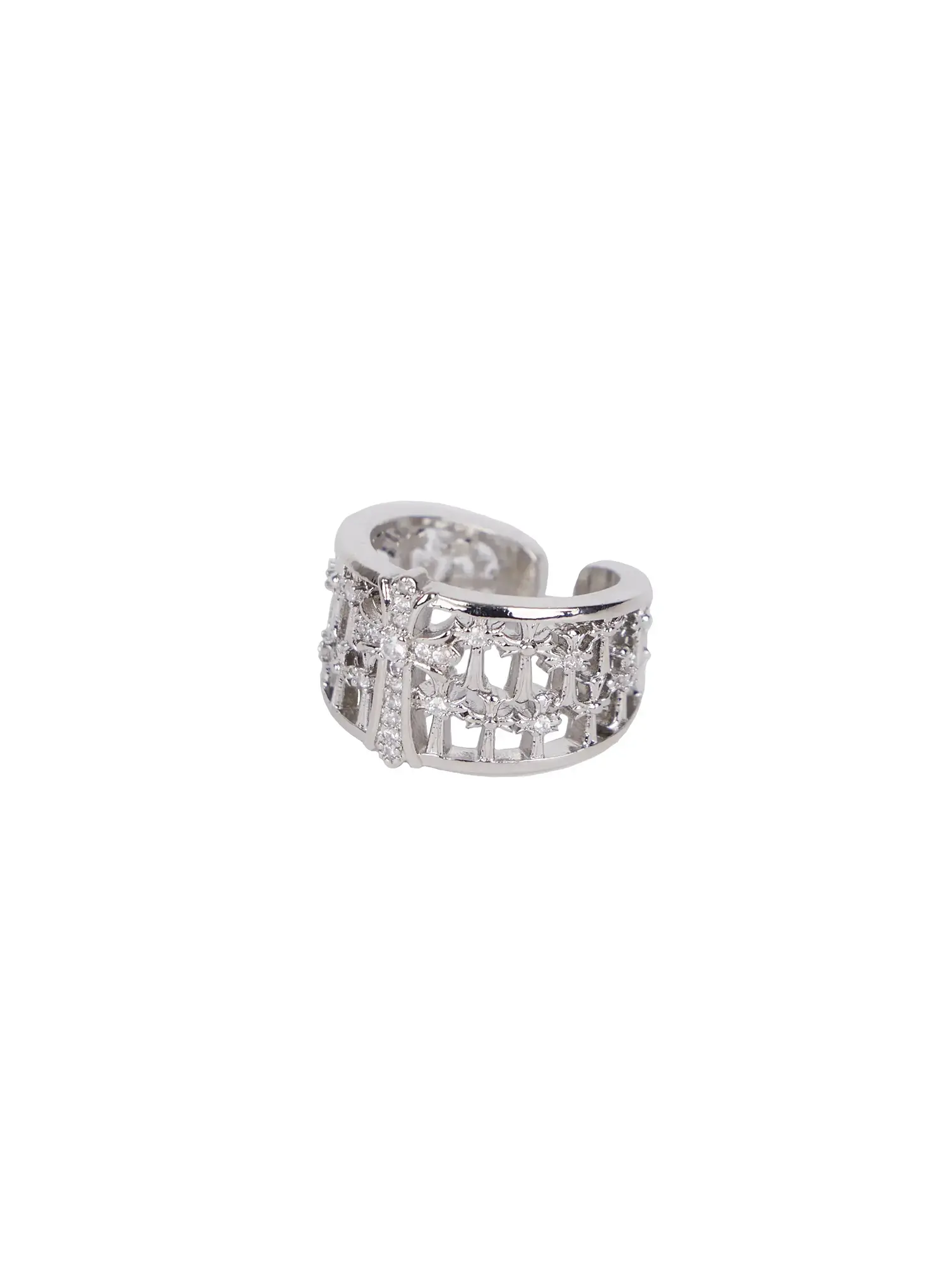 Bold Rhinestone Pendant Ring (Adjustable) IN510 - Image 6
