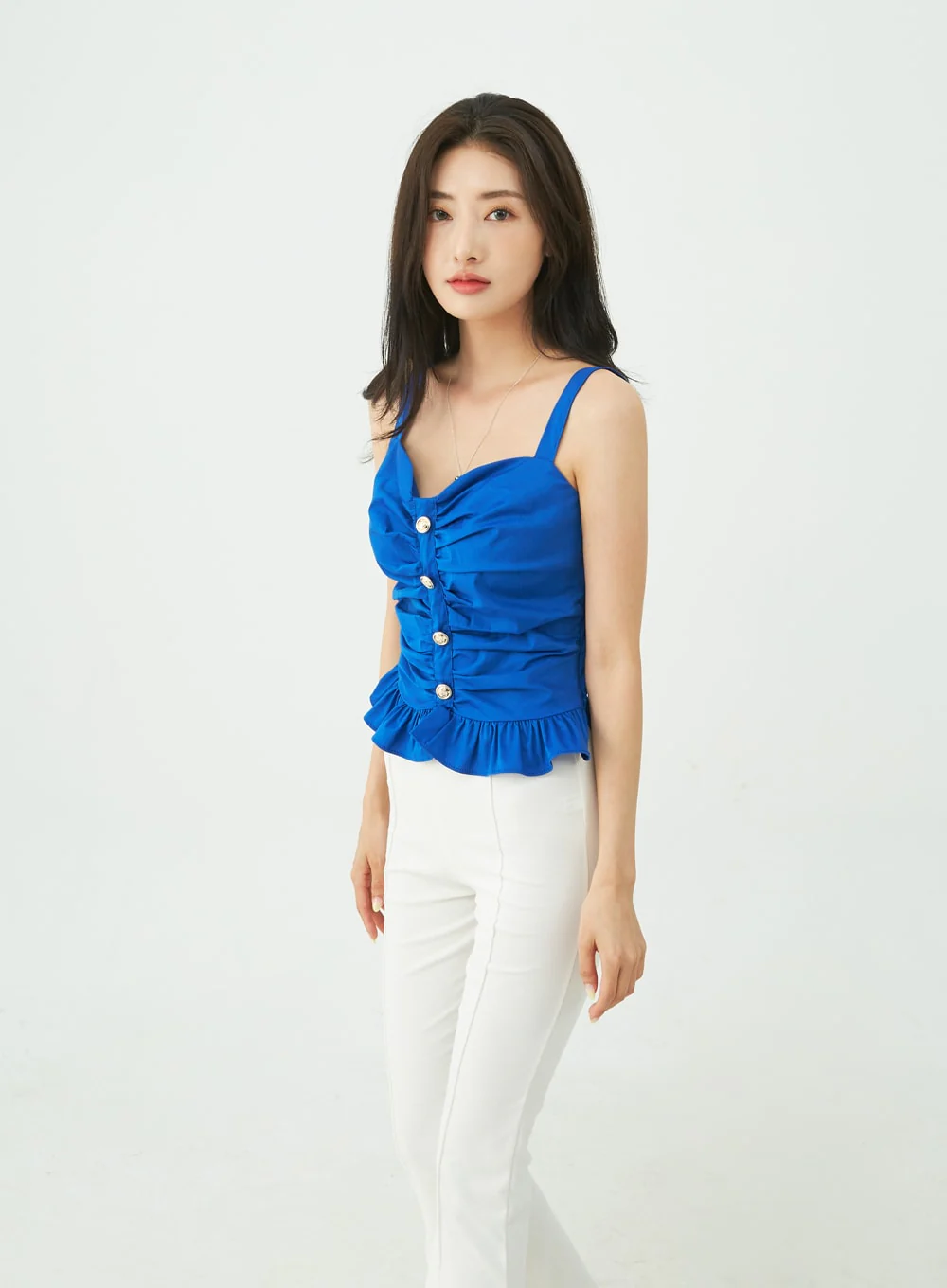 Boot-Cut Slit Banded Pants IU5 - Image 8
