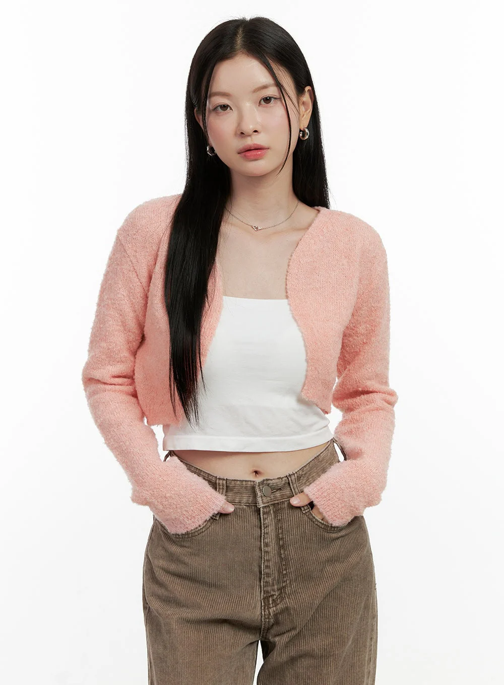 Boucle Bolero Cardigan ON408 - Image 12