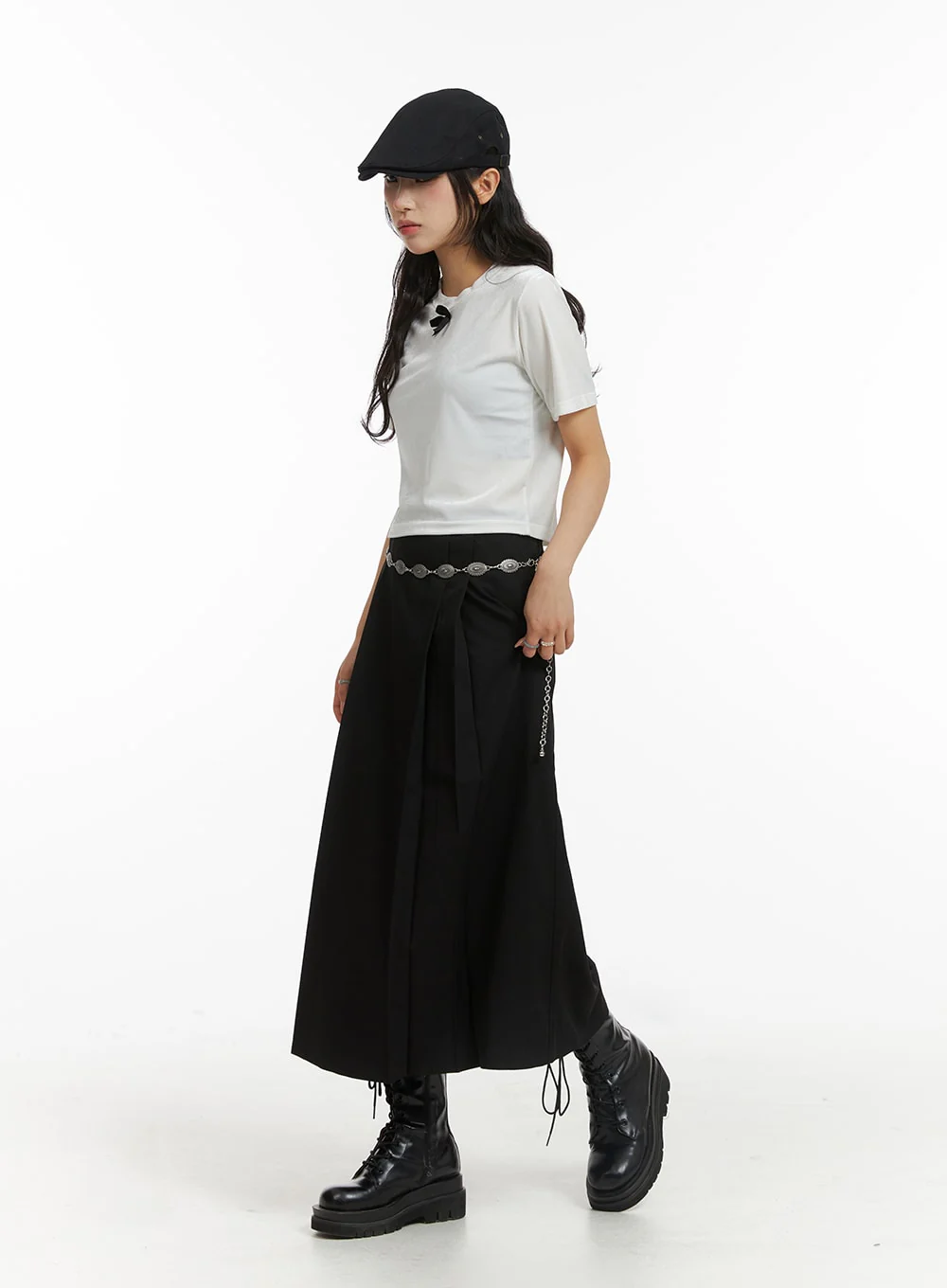 Bowknot Cropped Tee CJ417 - Image 3
