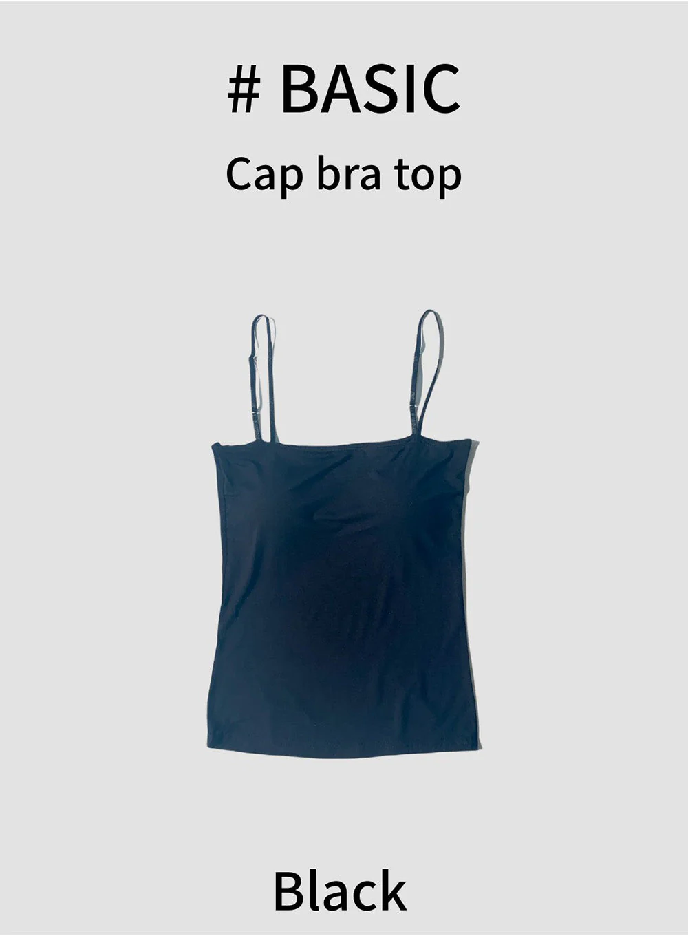 Bra Cap Sleeveless Top #B13 - Image 5