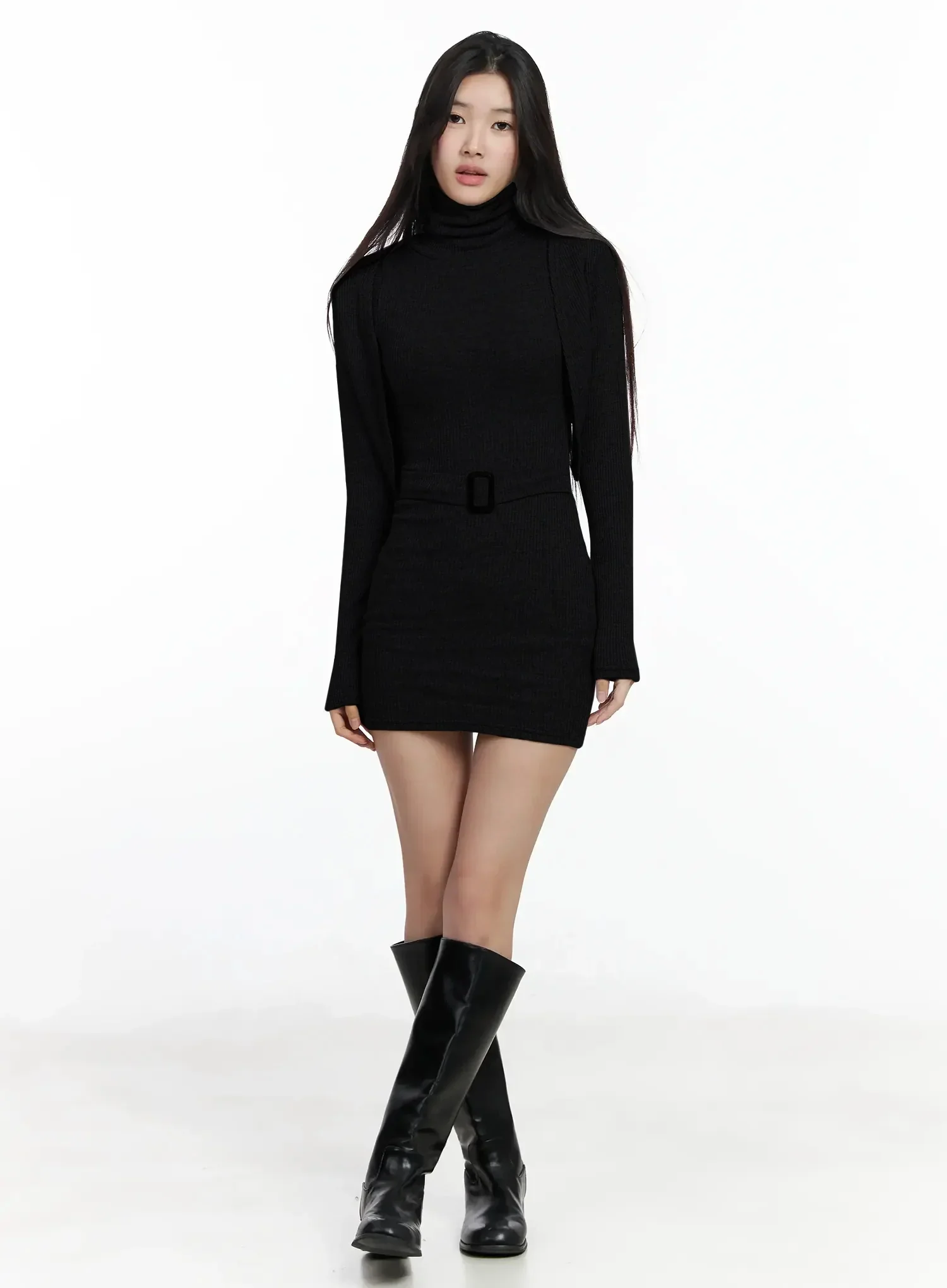 Buckle Knit Dress and Cardigan Set IM506 - Image 13