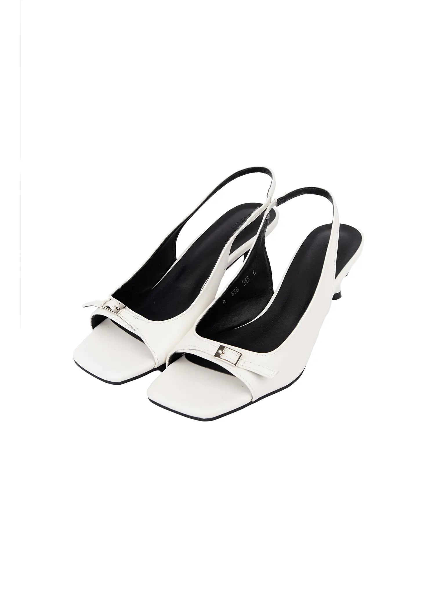 Buckle Strap Kitten Heels Sandals CA507 - Image 13