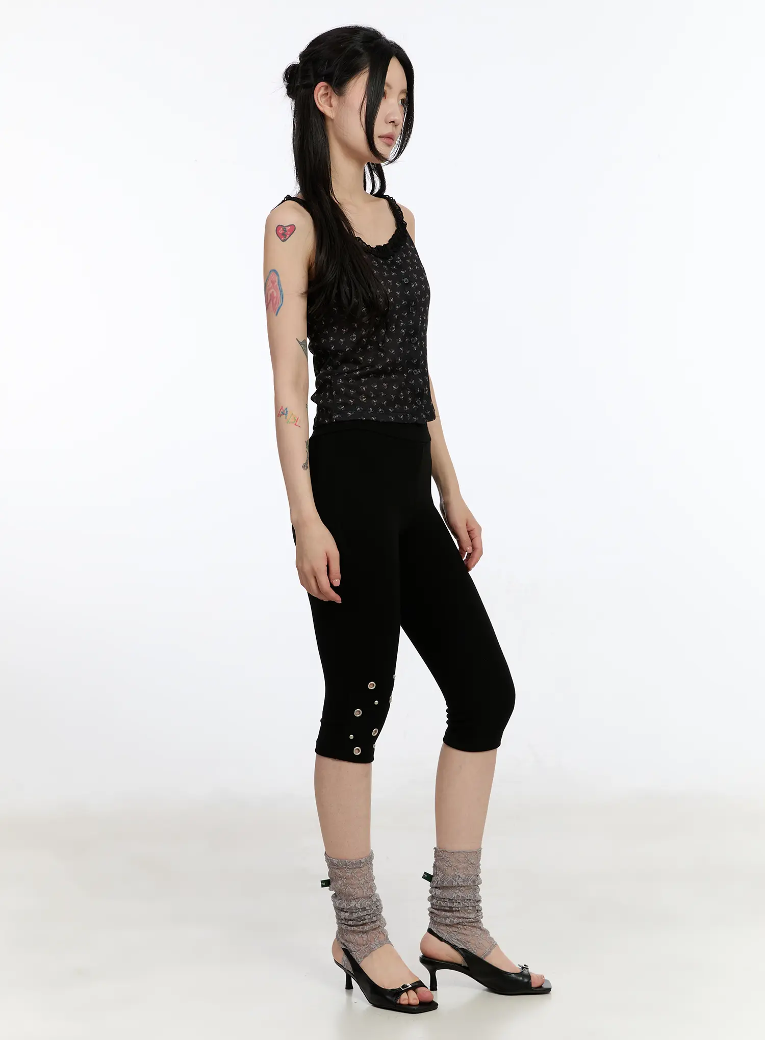 Buckle Strap Kitten Heels Sandals CA507 - Image 2
