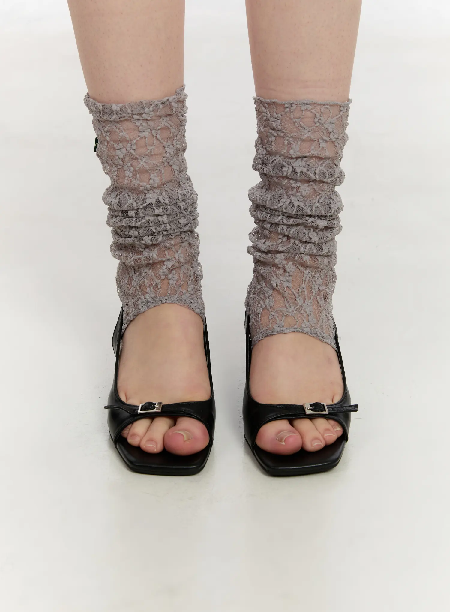 Buckle Strap Kitten Heels Sandals CA507 - Image 3