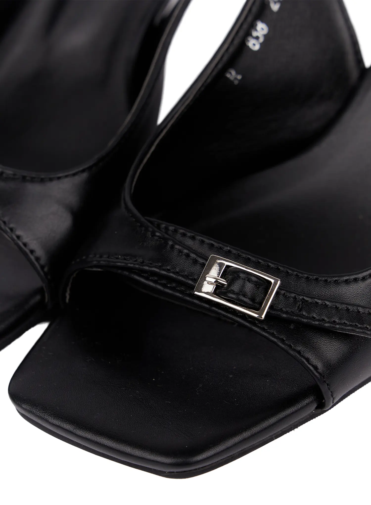 Buckle Strap Kitten Heels Sandals CA507 - Image 8
