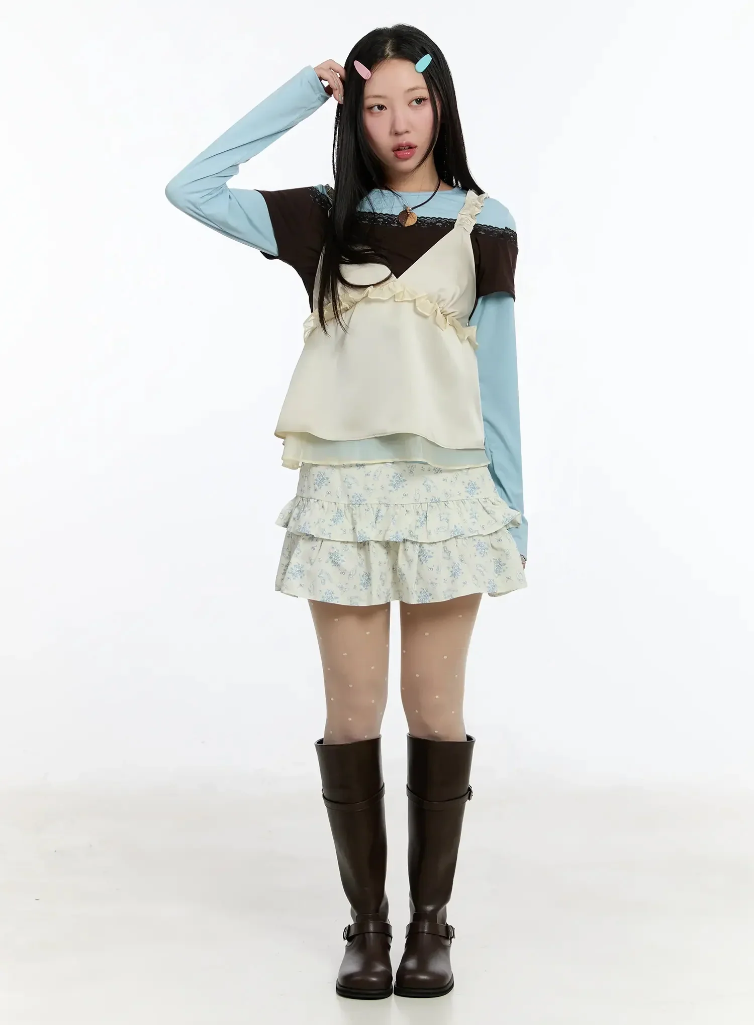 Buckled Long Boots IM509 - Image 6
