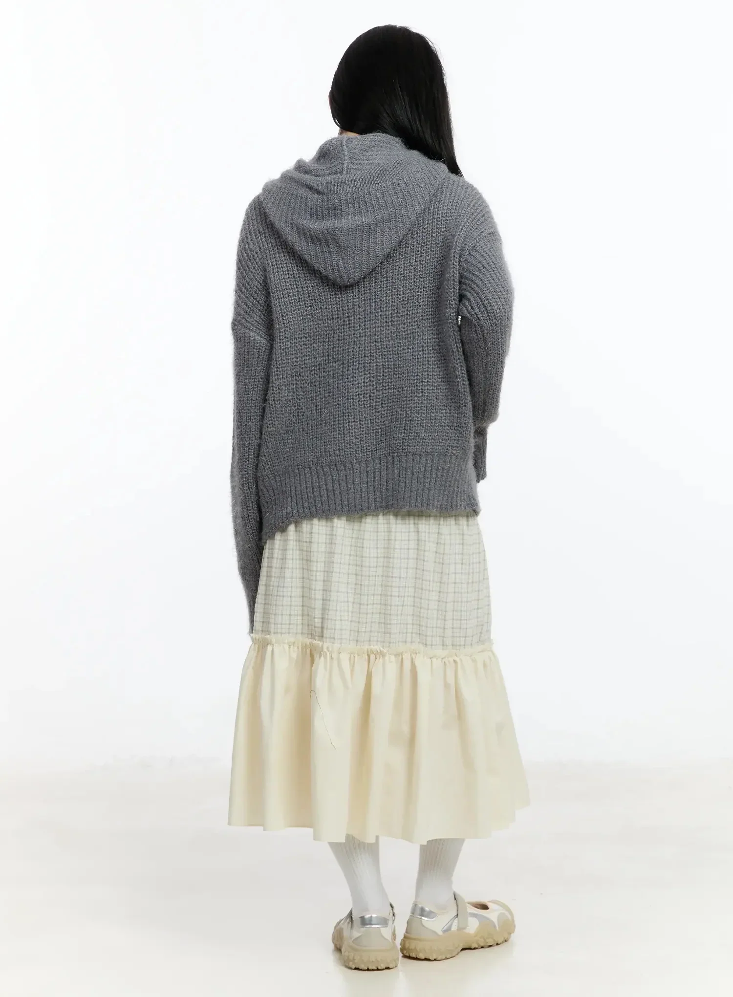 Button-Up Knit Cardigan IM519 - Image 8