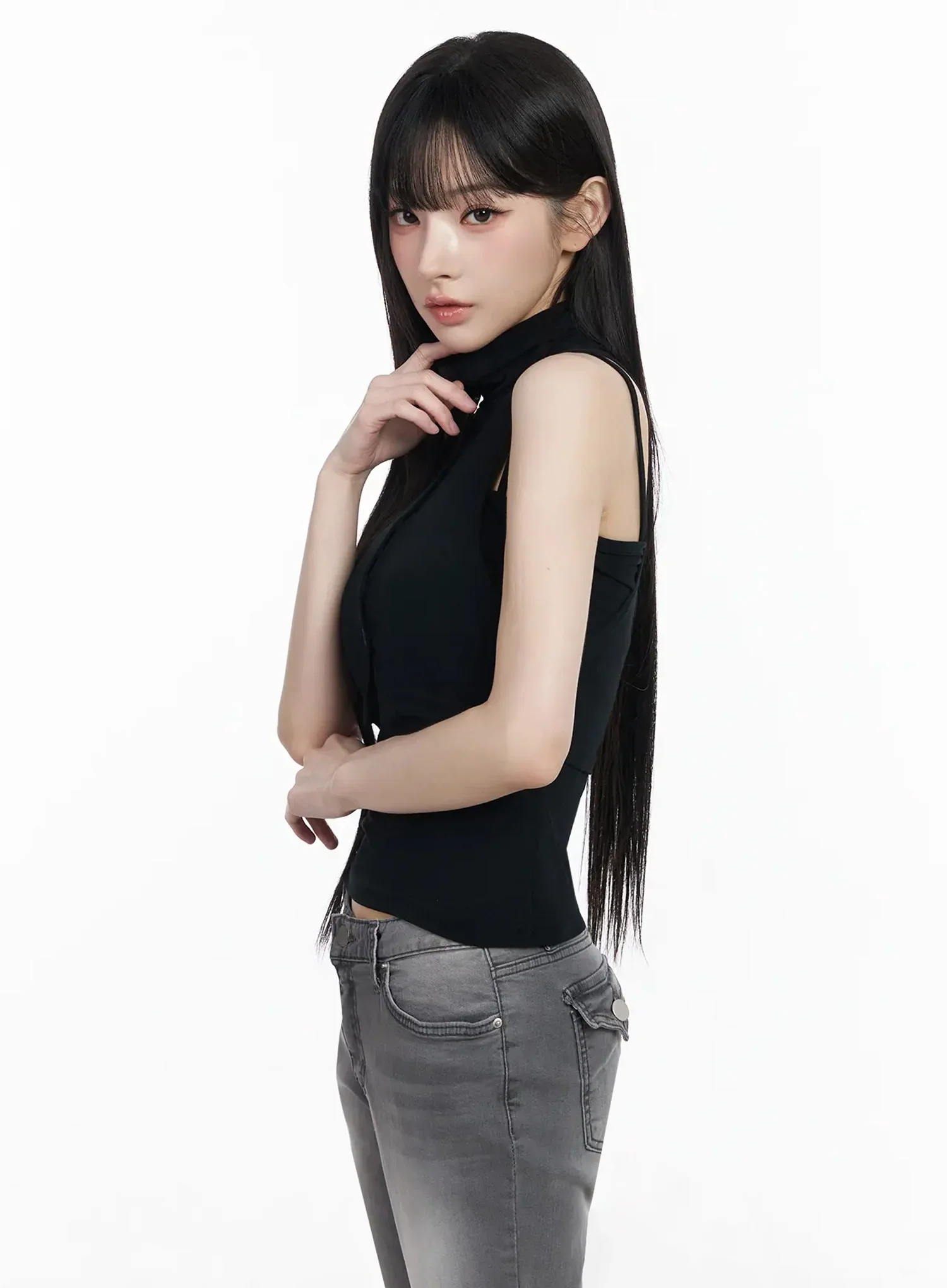 Button-Up Tank and Cardigan Duo IY511 - Image 9
