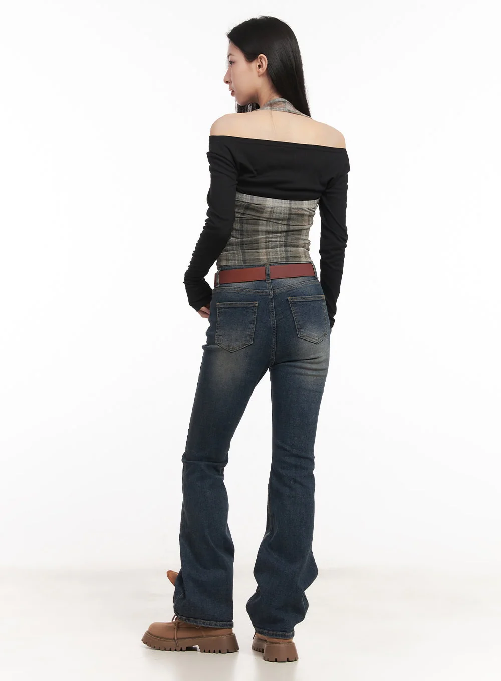 Camilla Washed Bootcut Jeans CM517 - Image 7