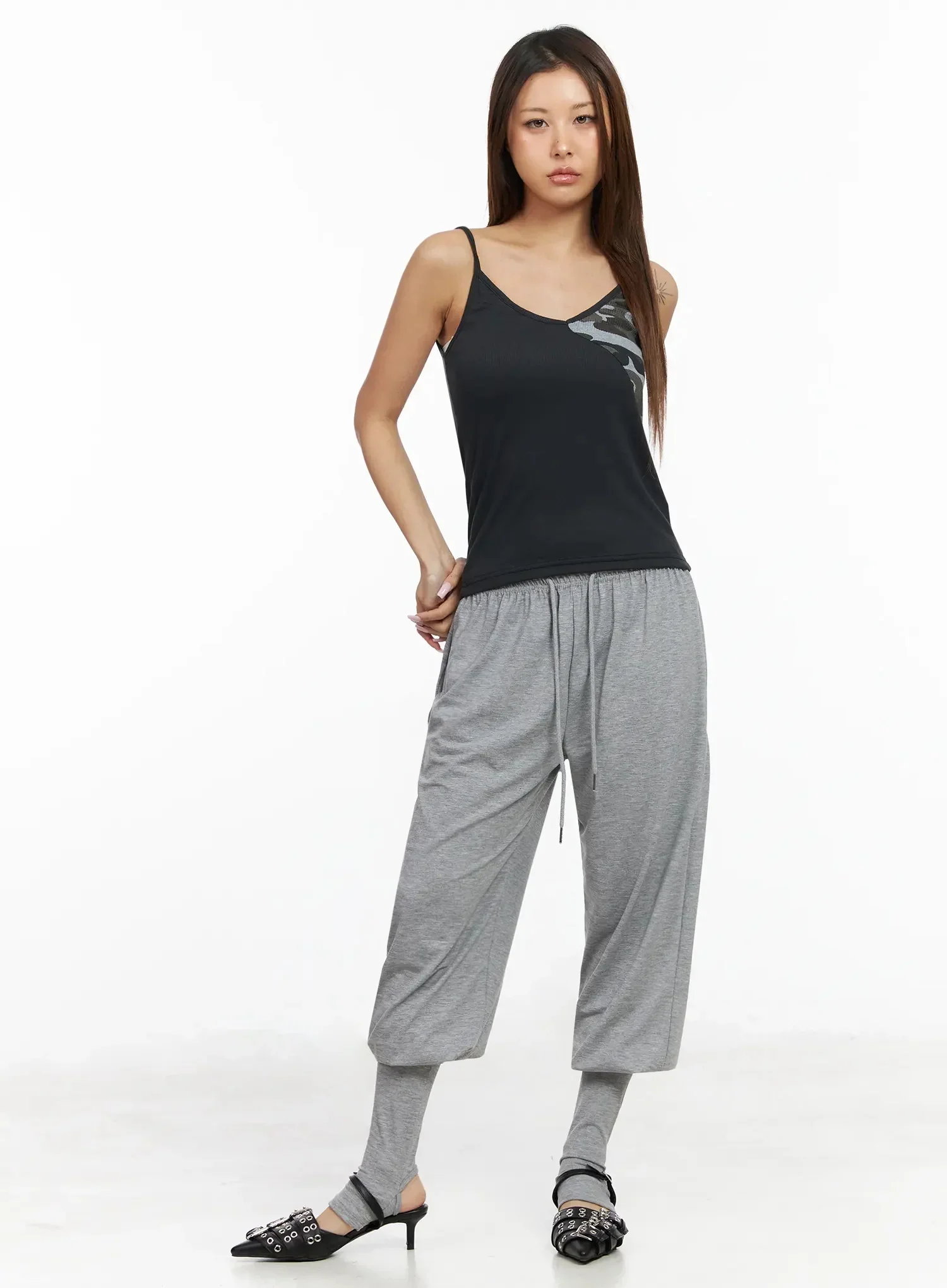 Camo Accent Cami Top IY515 - Image 6