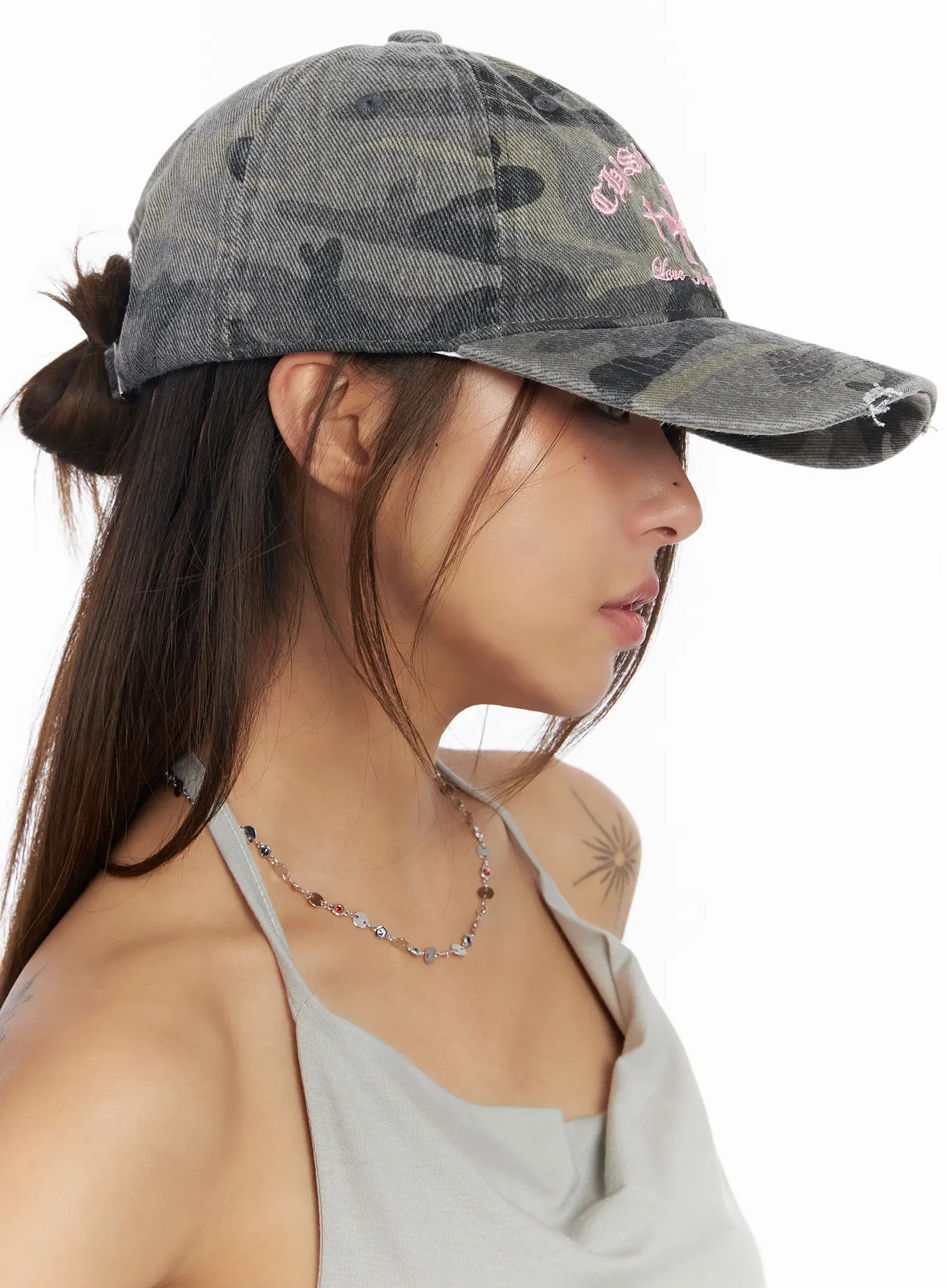 Camo Graphic Baseball Cap CM525 - Image 4