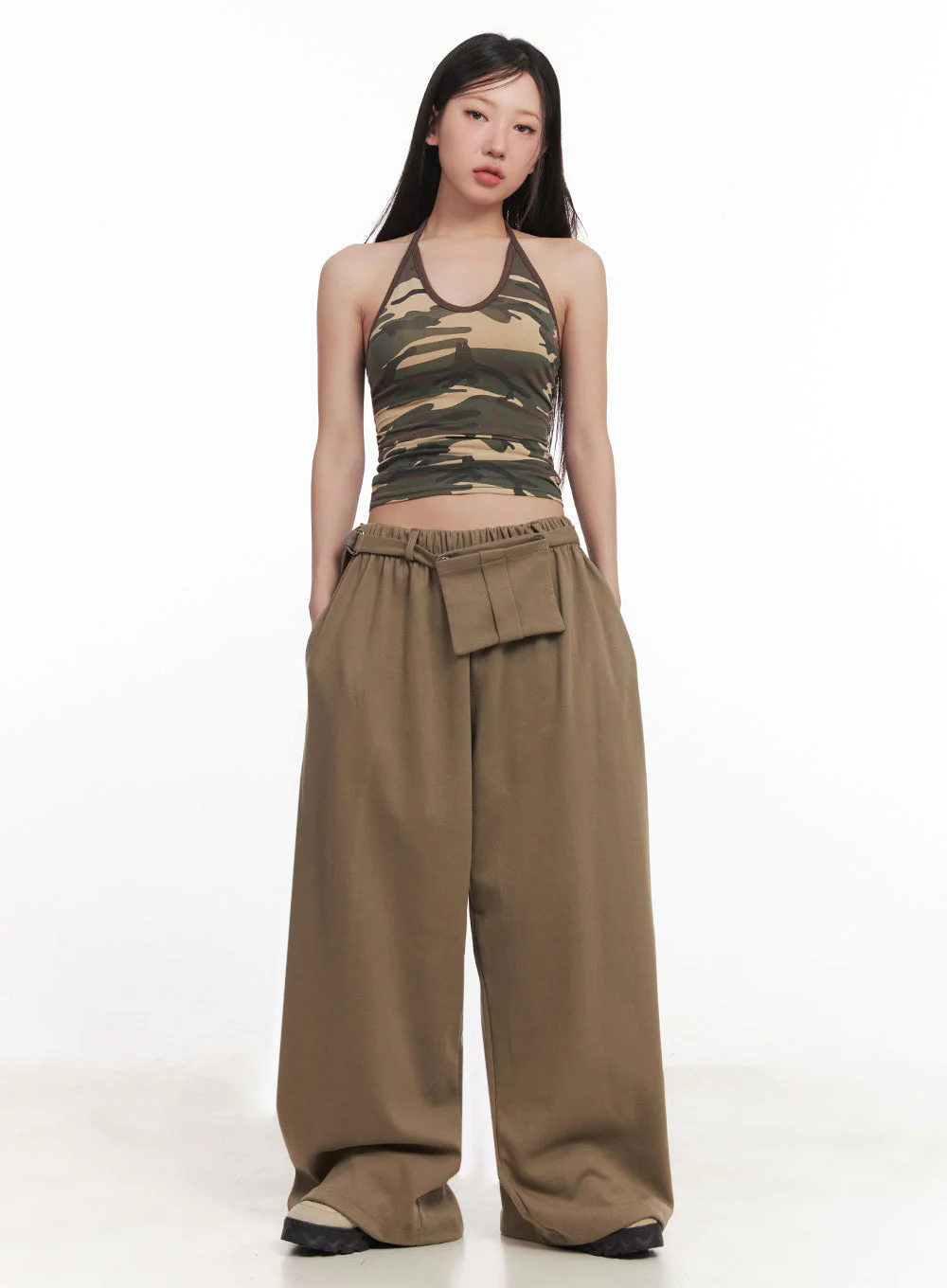 Camo Halter-Neck Cami Top IM528 - Image 15