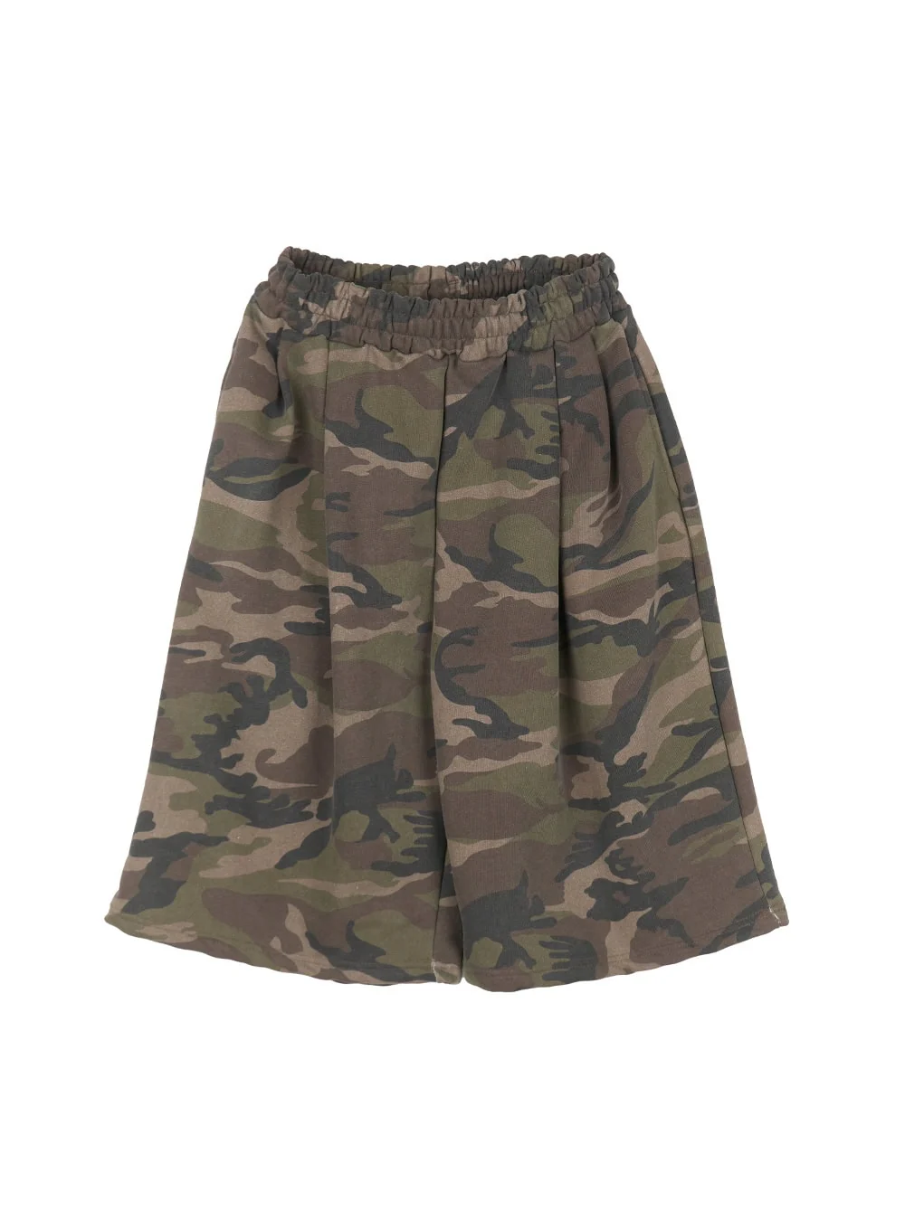 Camo Pintuck Oversize Sweatshorts IY529 - Image 13