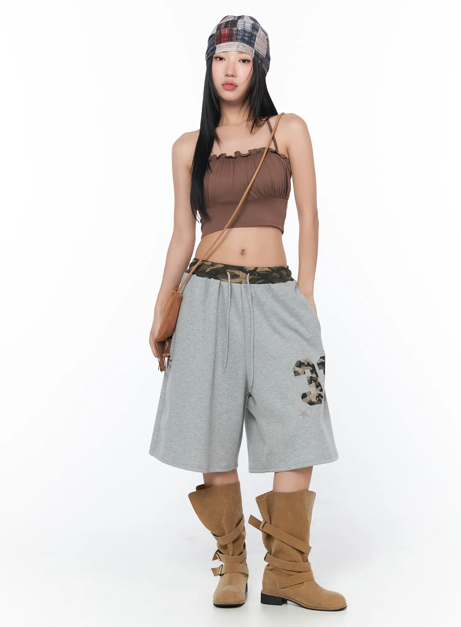 Camo Print Bermuda Shorts CY513