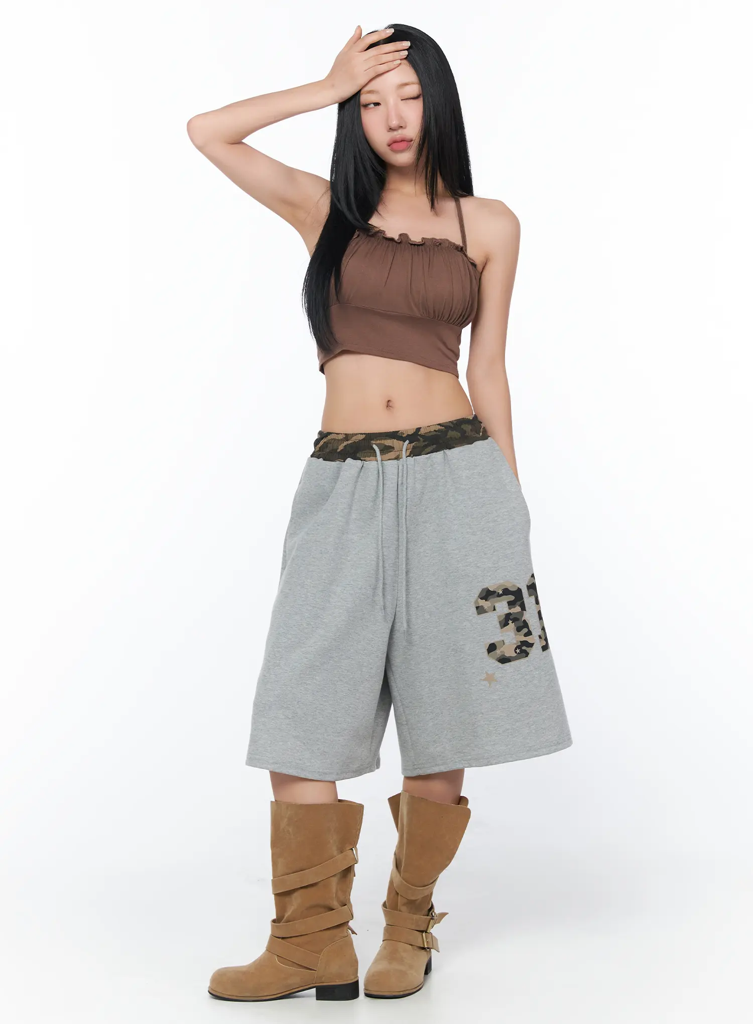 Camo Print Bermuda Shorts CY513 - Image 5