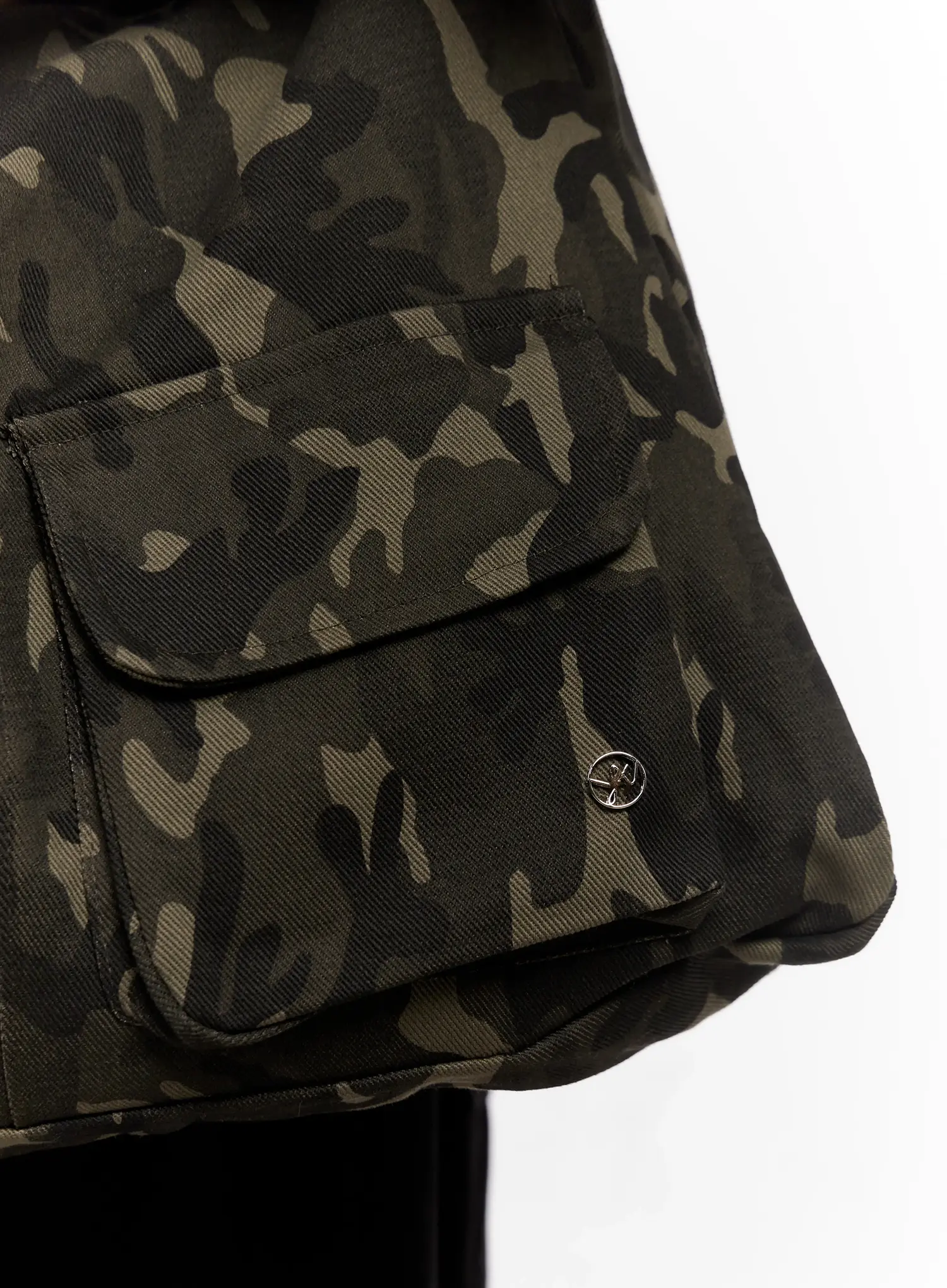 Camo Shoulder Bag with Utility Pockets IO 528 - Image 2