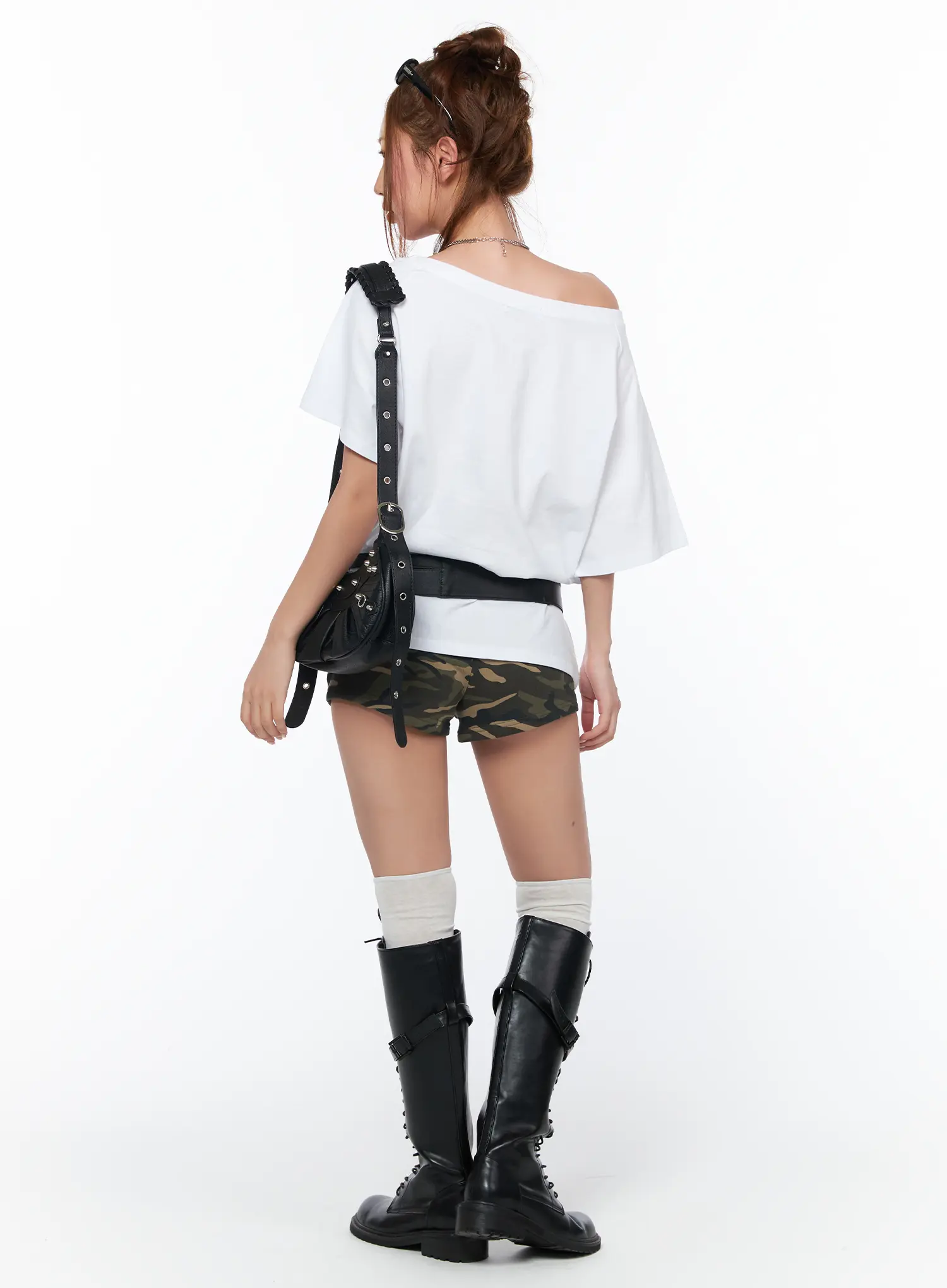 Camouflage Mini Shorts CA515 - Image 7