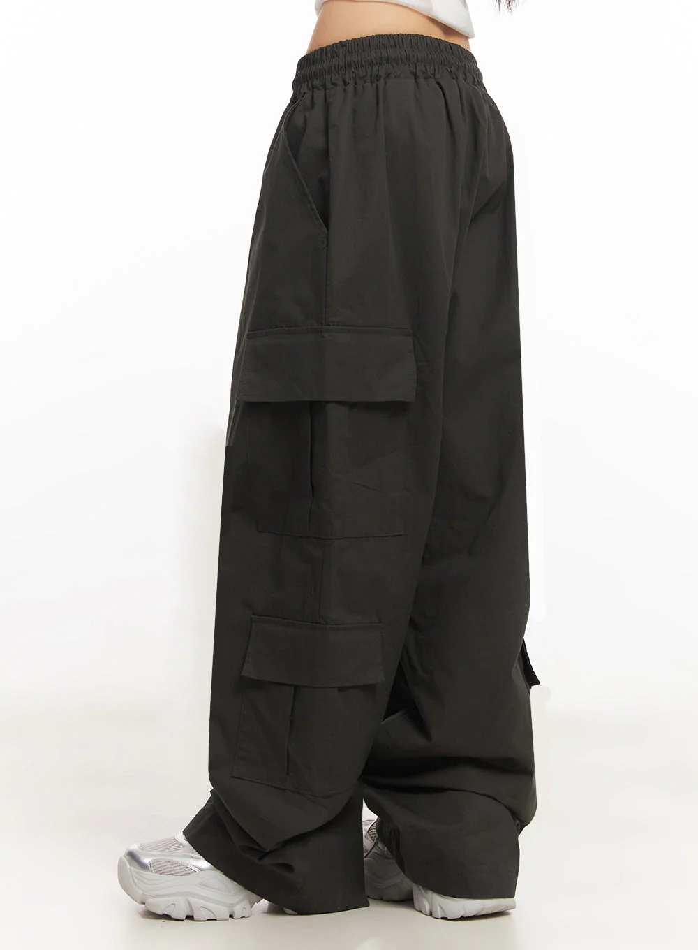 Cargo Baggy Windbreaker Pants IY502 - Image 7