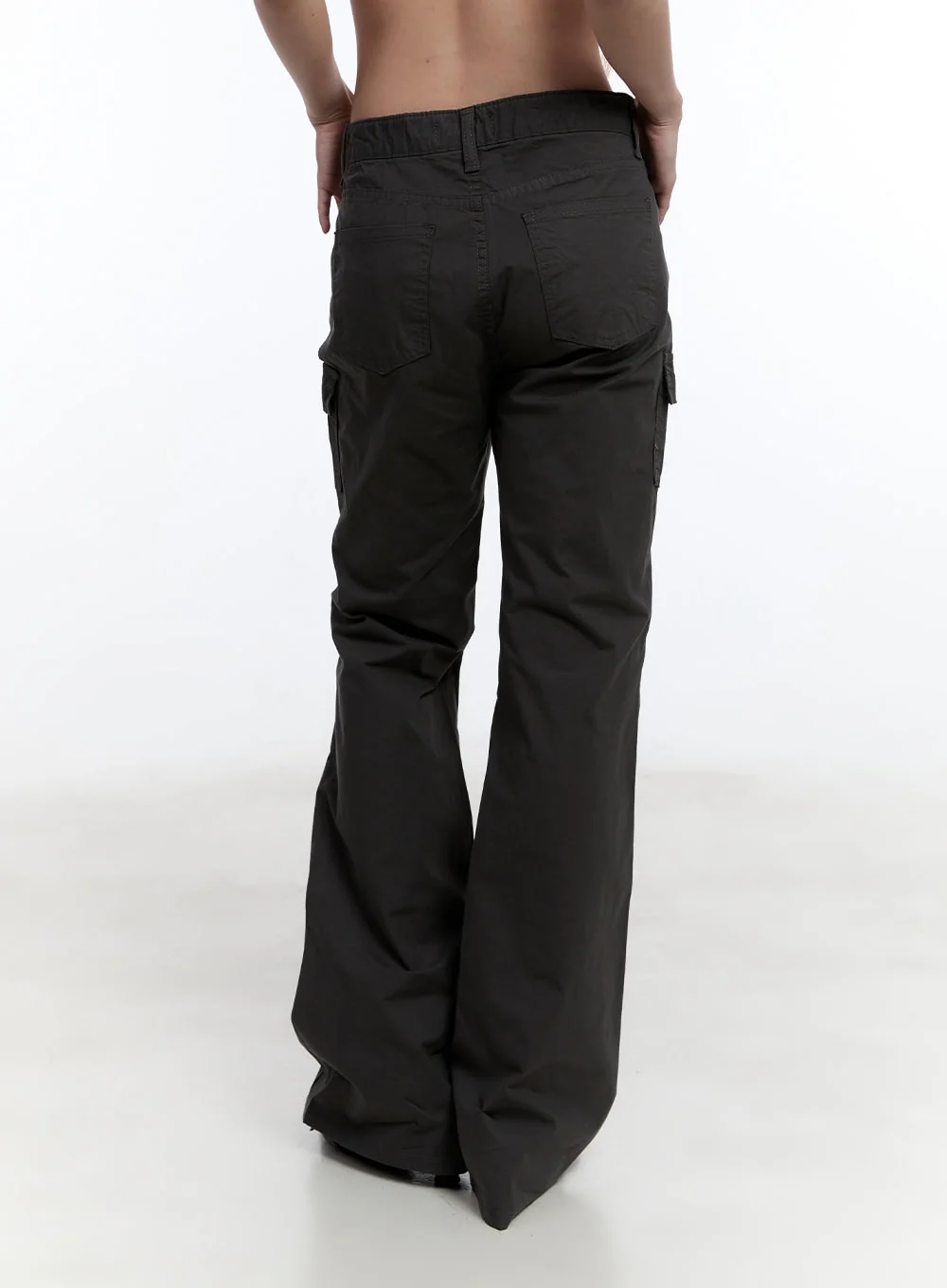 Cargo Cotton Bootcut Pants CY530 - Image 6