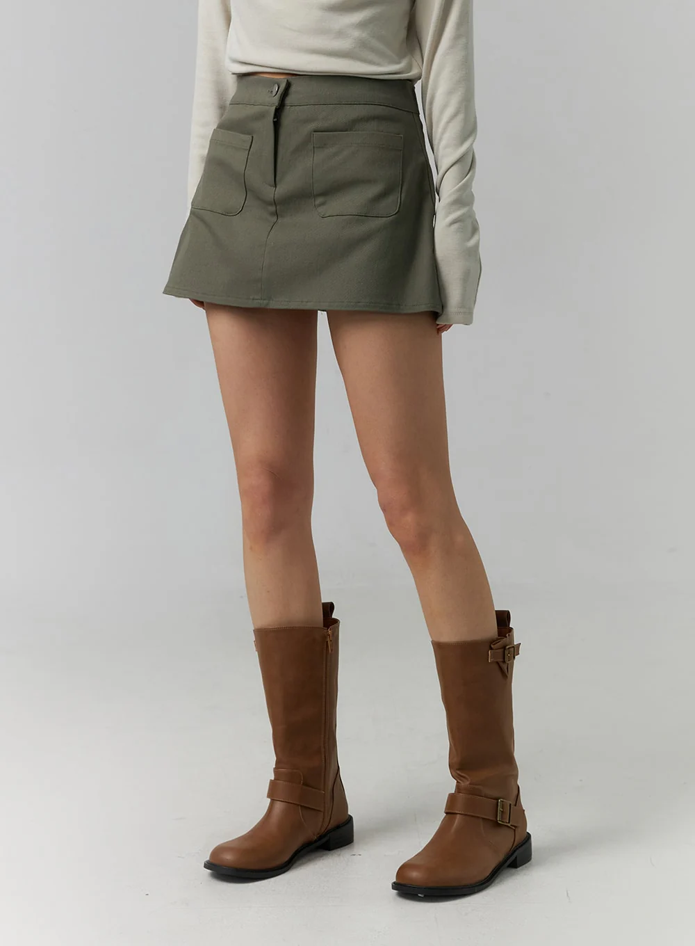 Cargo Mini Skirt ID305 - Image 2