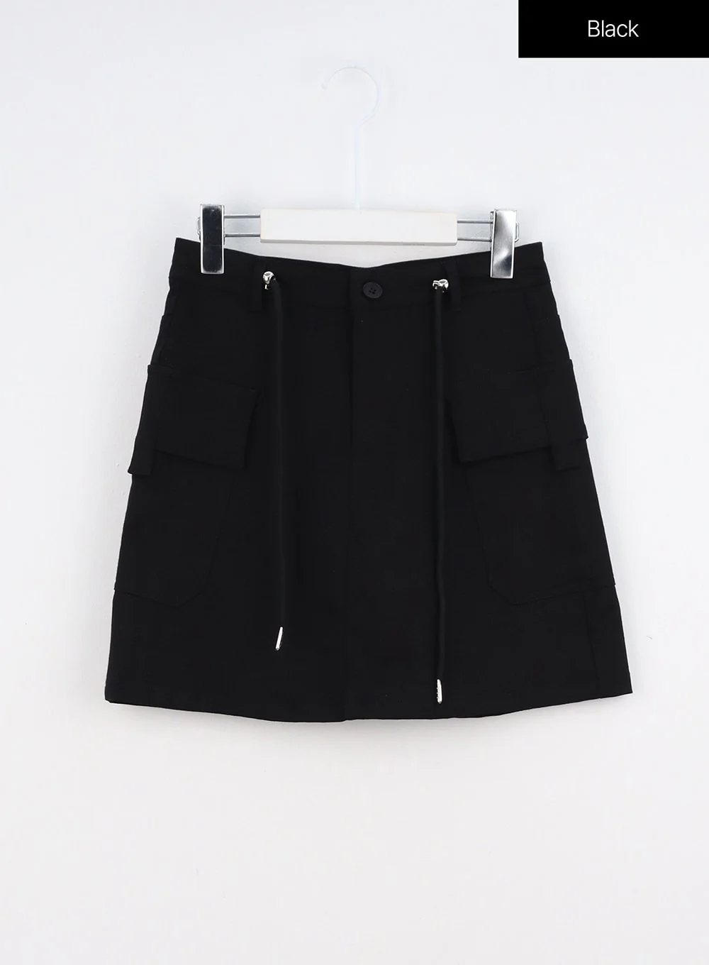 Cargo Mini Skirt with Waist Tie IO317 - Image 15