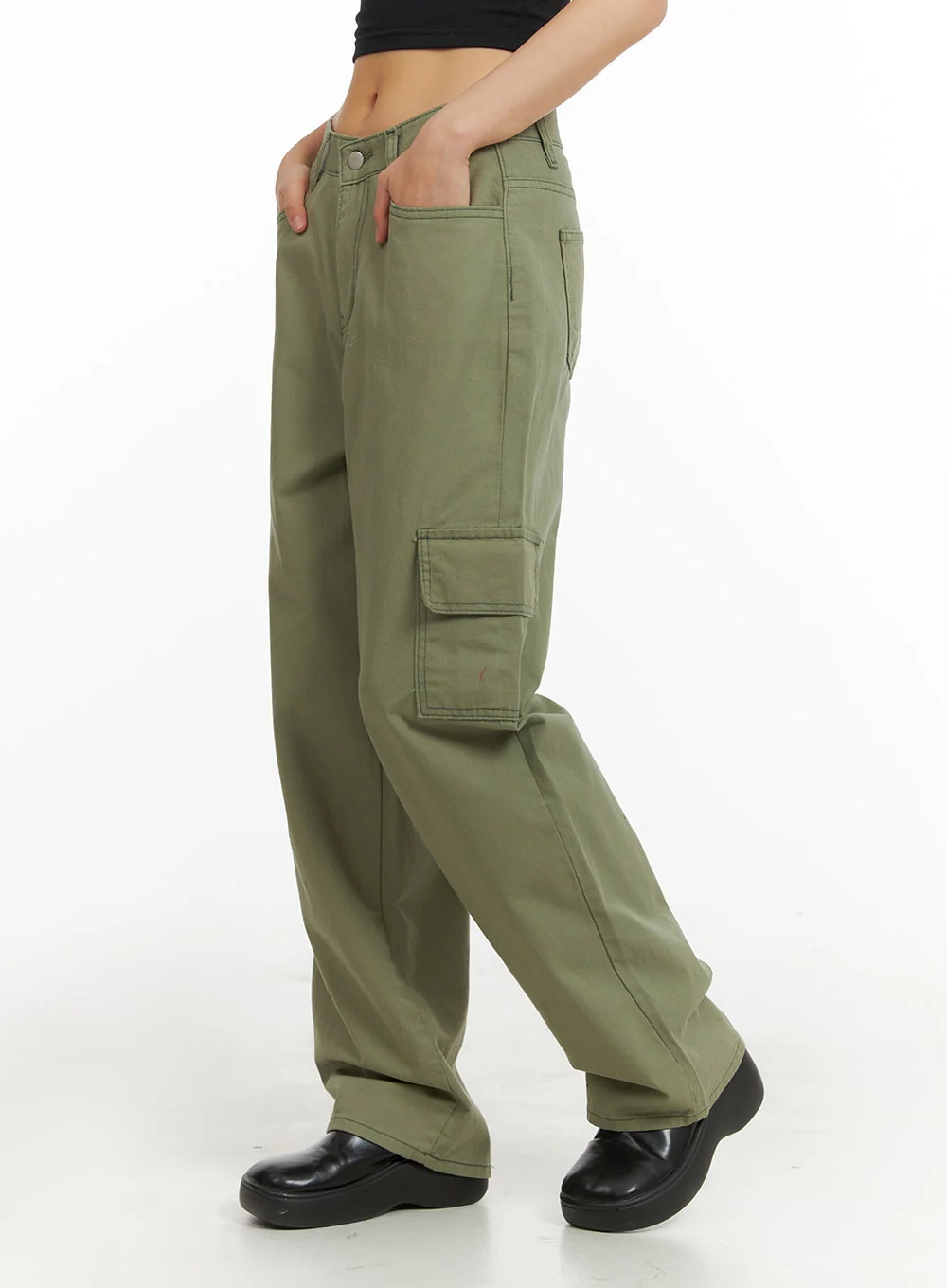 Cargo Straight Leg Pants IA417 - Image 2
