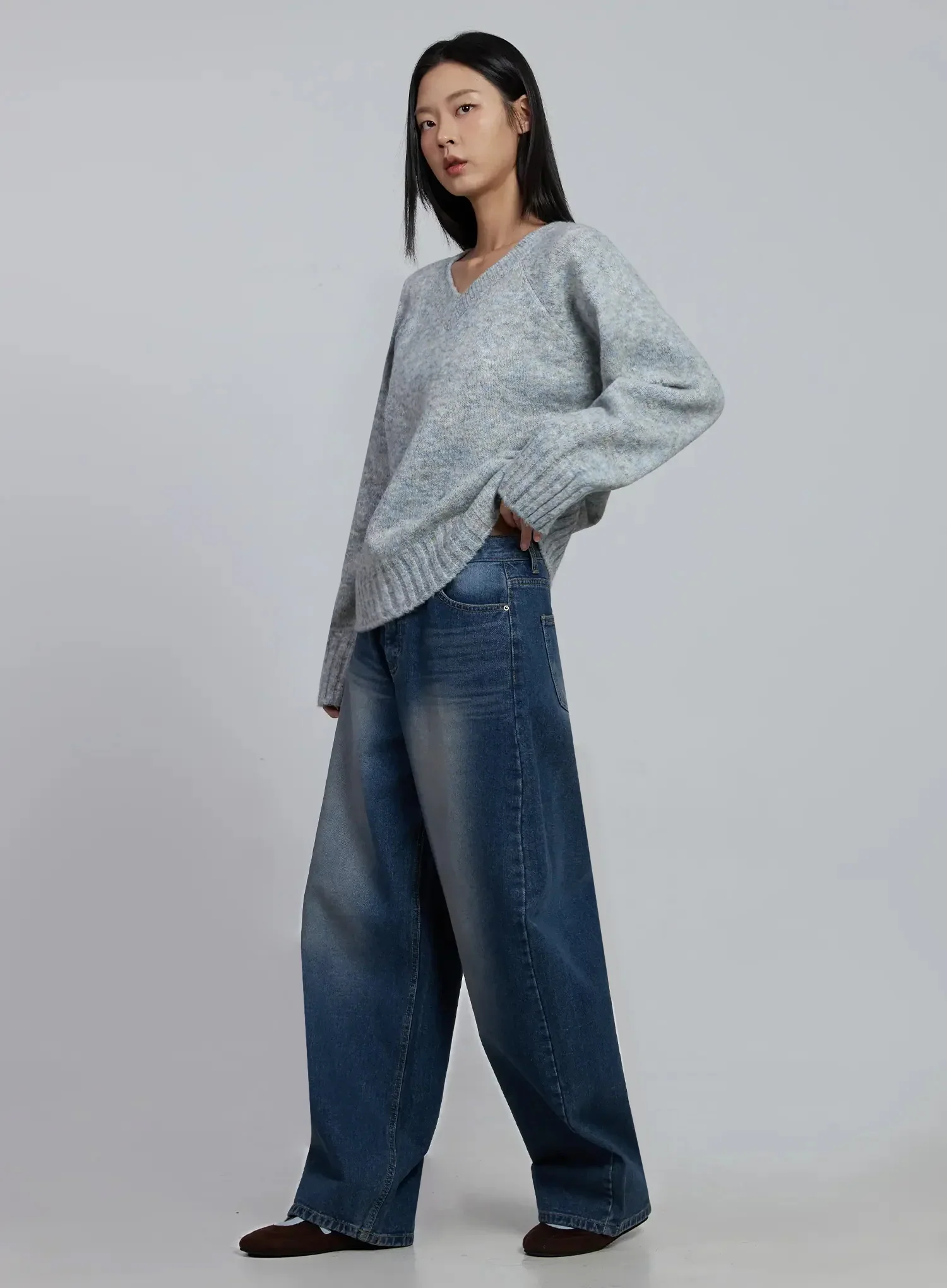 Carter Wide Leg Balloon Jeans IM520 - Image 14