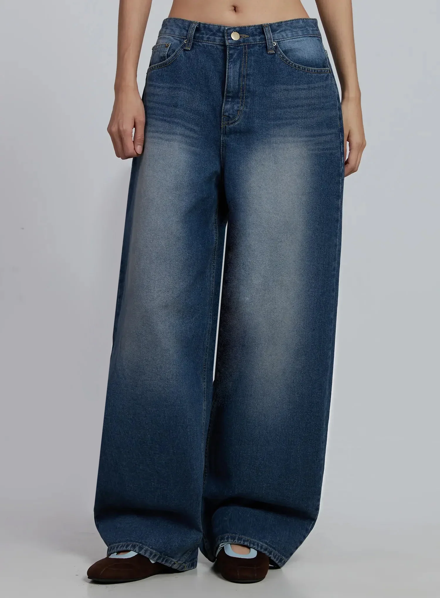 Carter Wide Leg Balloon Jeans IM520 - Image 5