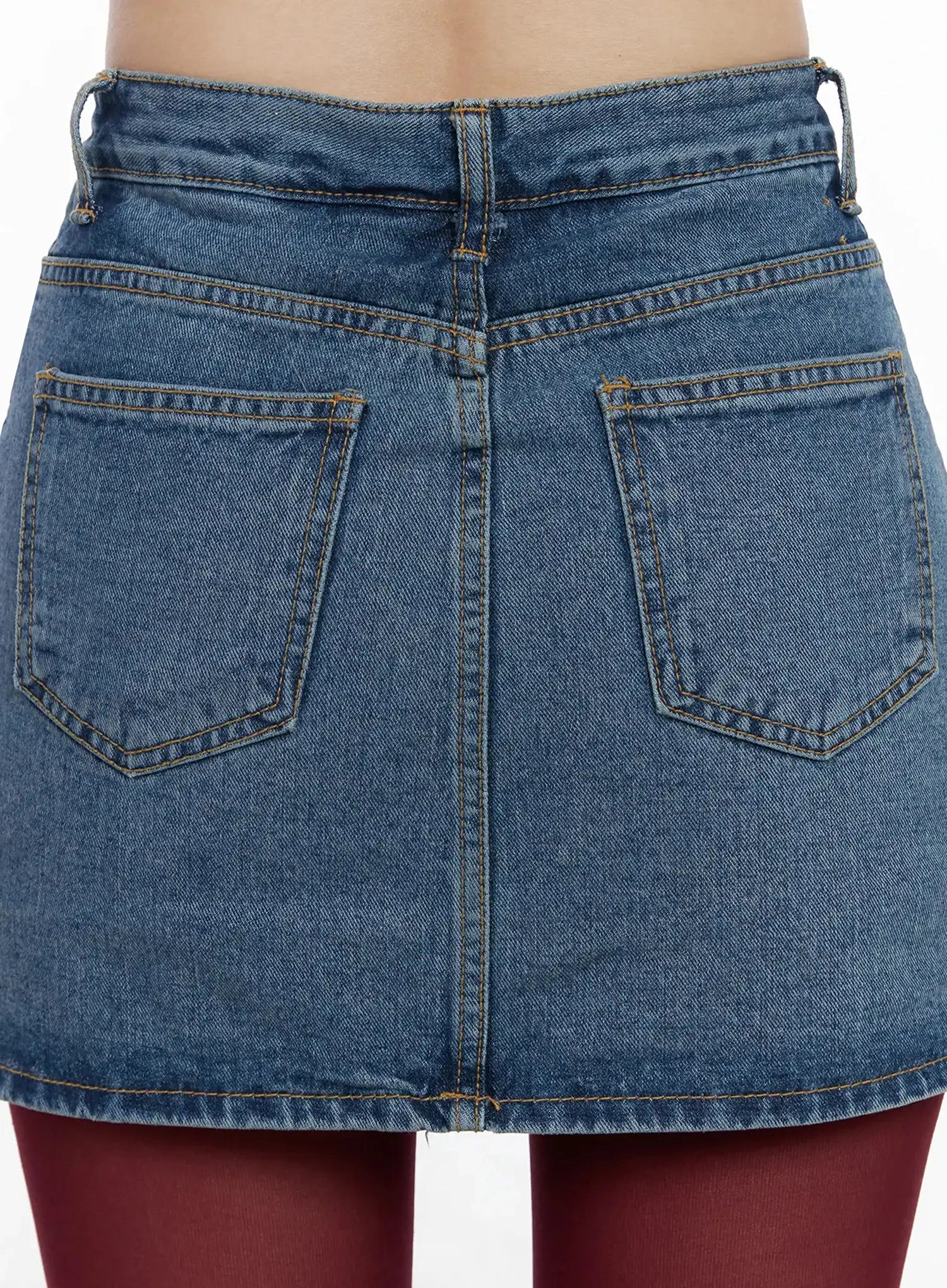 Casual Denim Mini Skirt IJ528 - Image 12