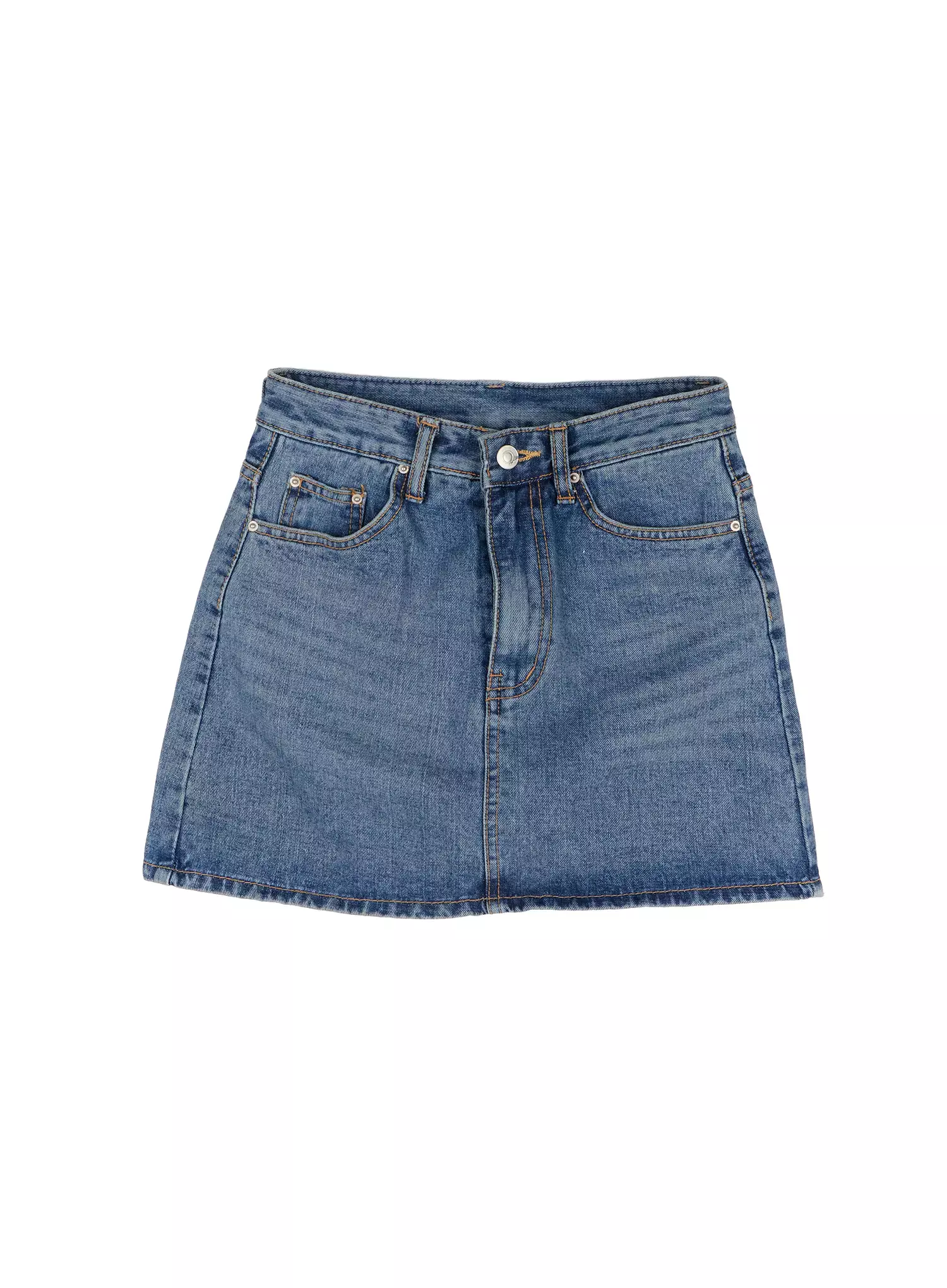 Casual Denim Mini Skirt IJ528 - Image 13