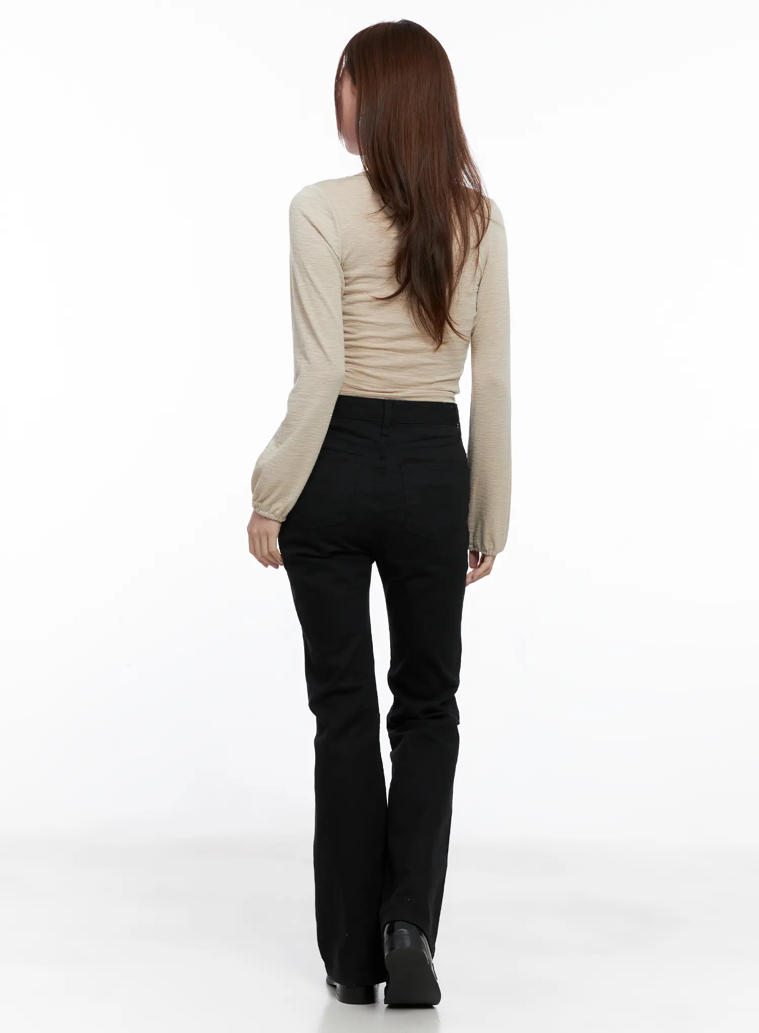 Casual Flare Cotton Pants CG521 - Image 7