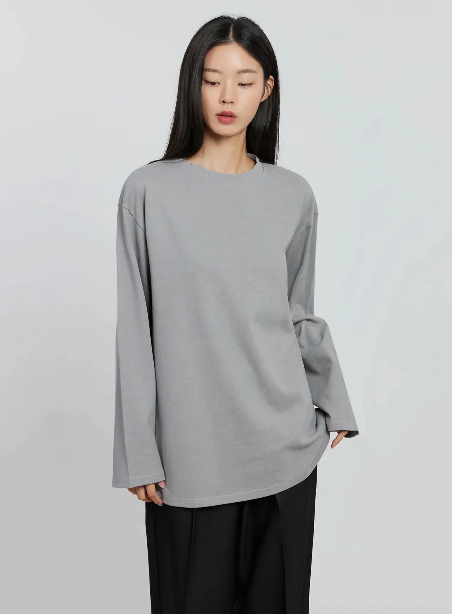 Casual Long Sleeve Oversized Tee IN507 - Image 13