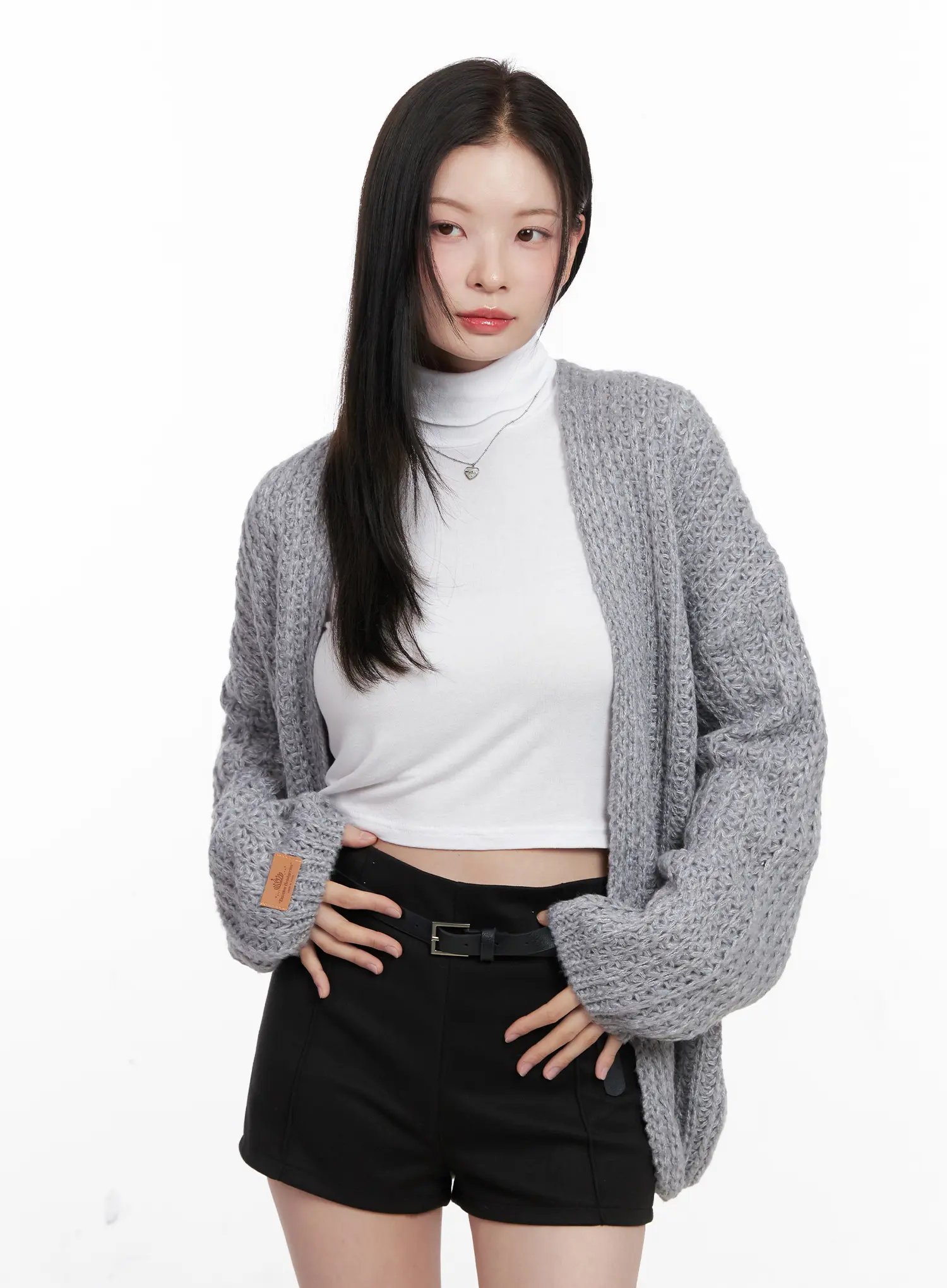 Casual Loose Fit Cardigan CN504 - Image 2