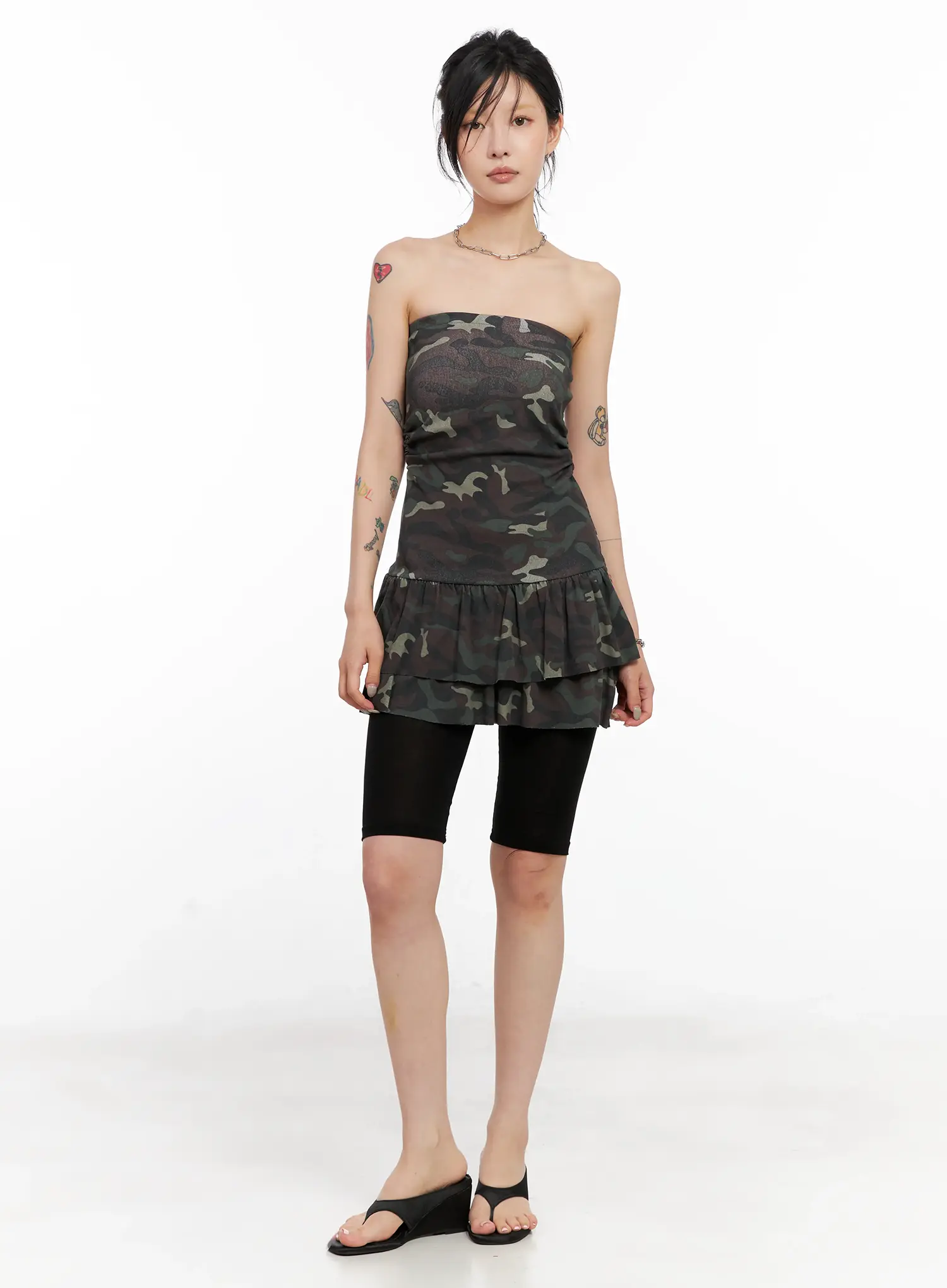Casual Stretch Biker Shorts CL525 - Image 3