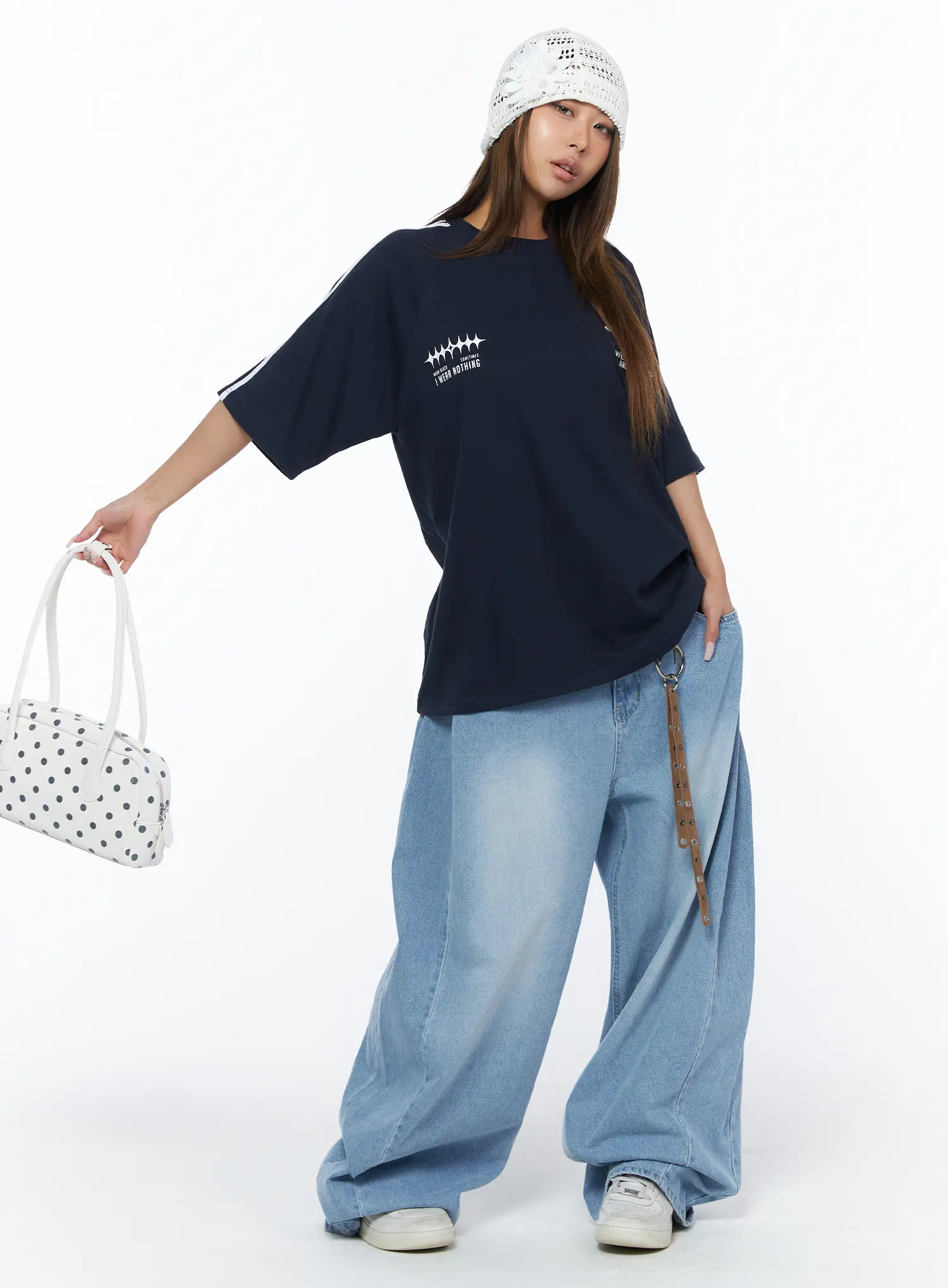 Casual Striped Sleeve Tee CA516 - Image 8