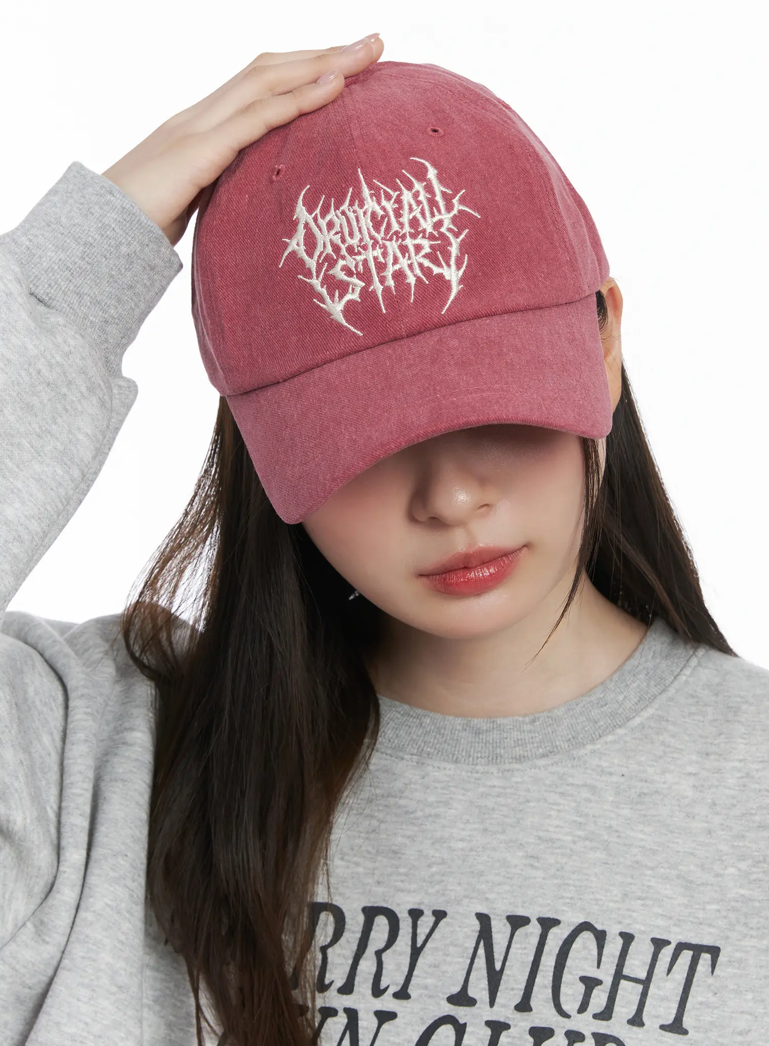 Casual Washed Logo Cap CJ512 - Image 3