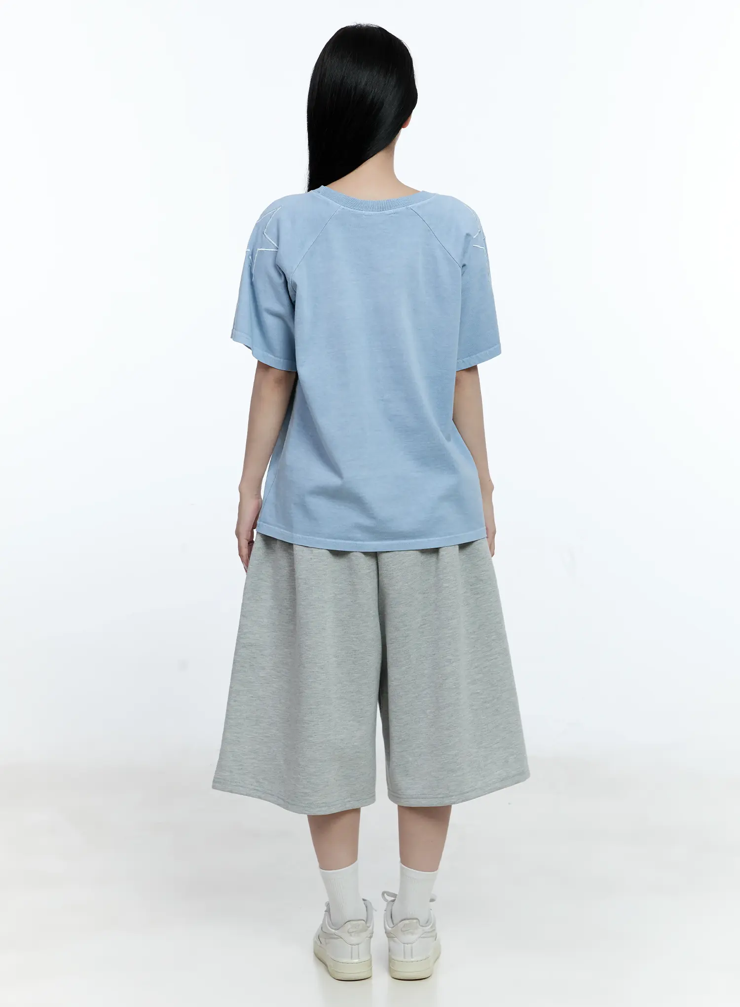 Casual Wide-Leg Bermuda Sweatshorts CG513 - Image 8