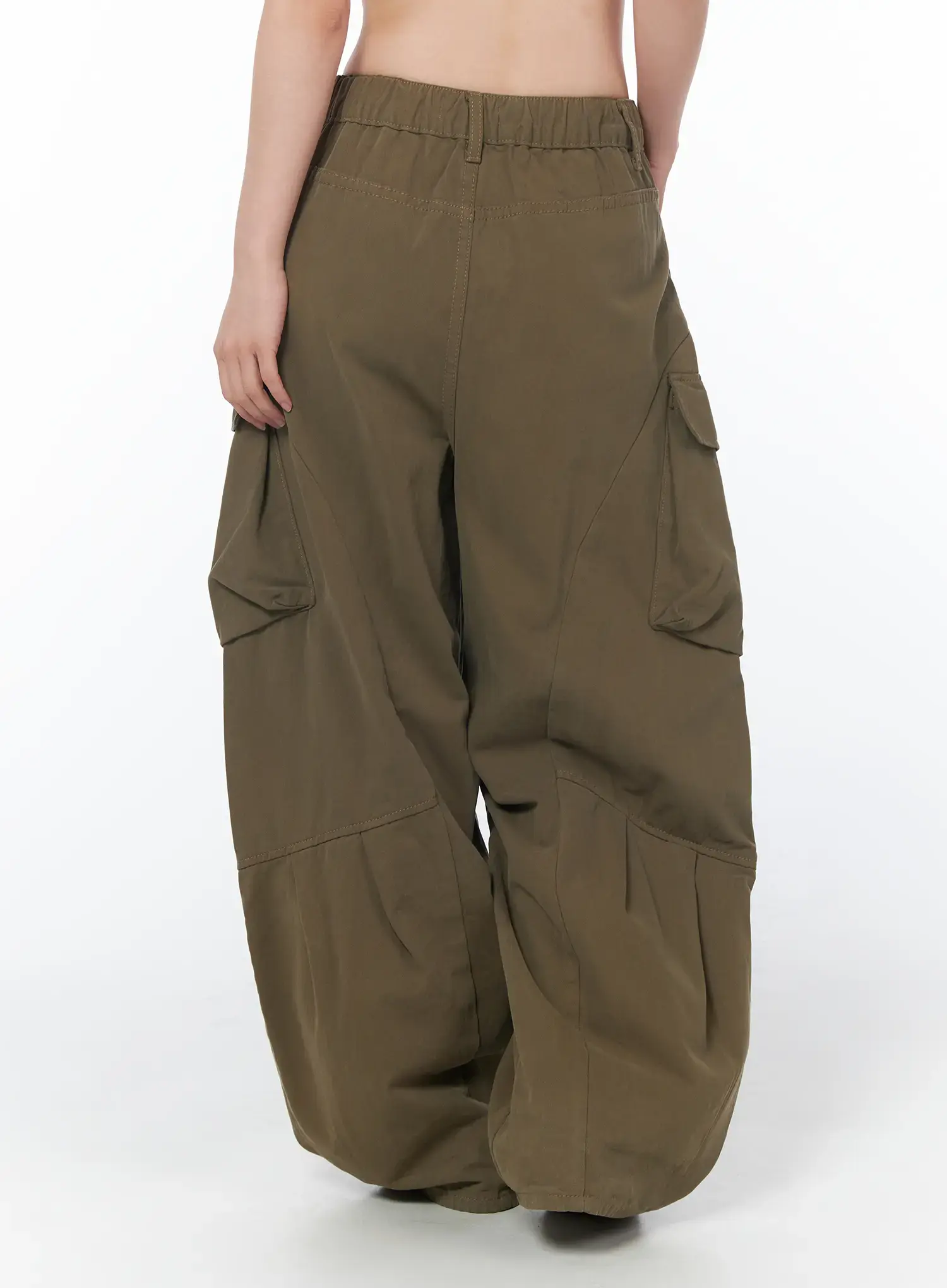 Casual Wide Leg Cargo Pants CY508 - Image 4