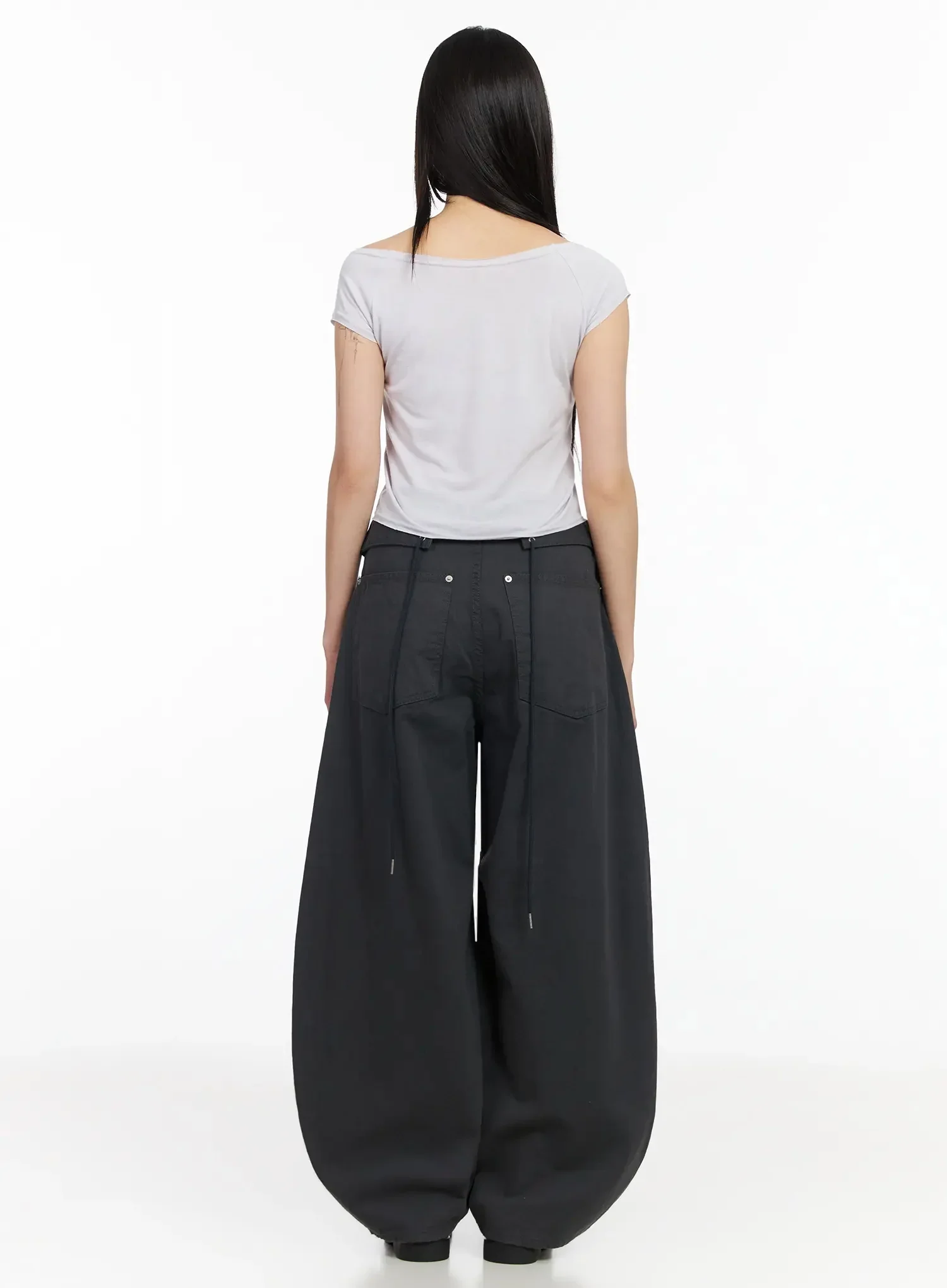 Cat Graphic Off-Shoulder Crop Top IA523 - Image 11