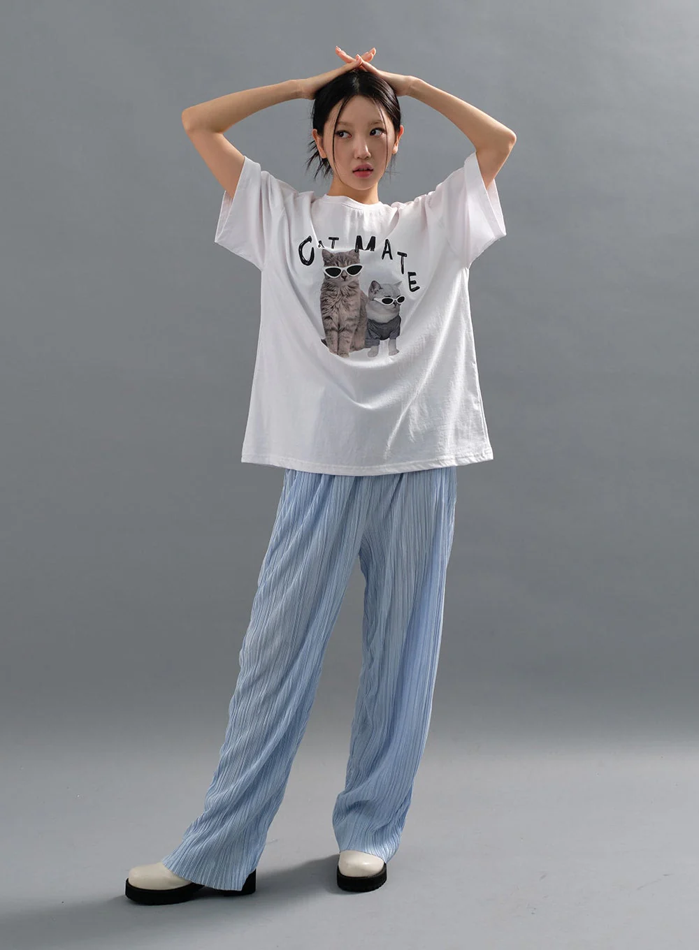 Cat Mate Graphic Tee CJ15 - Image 4