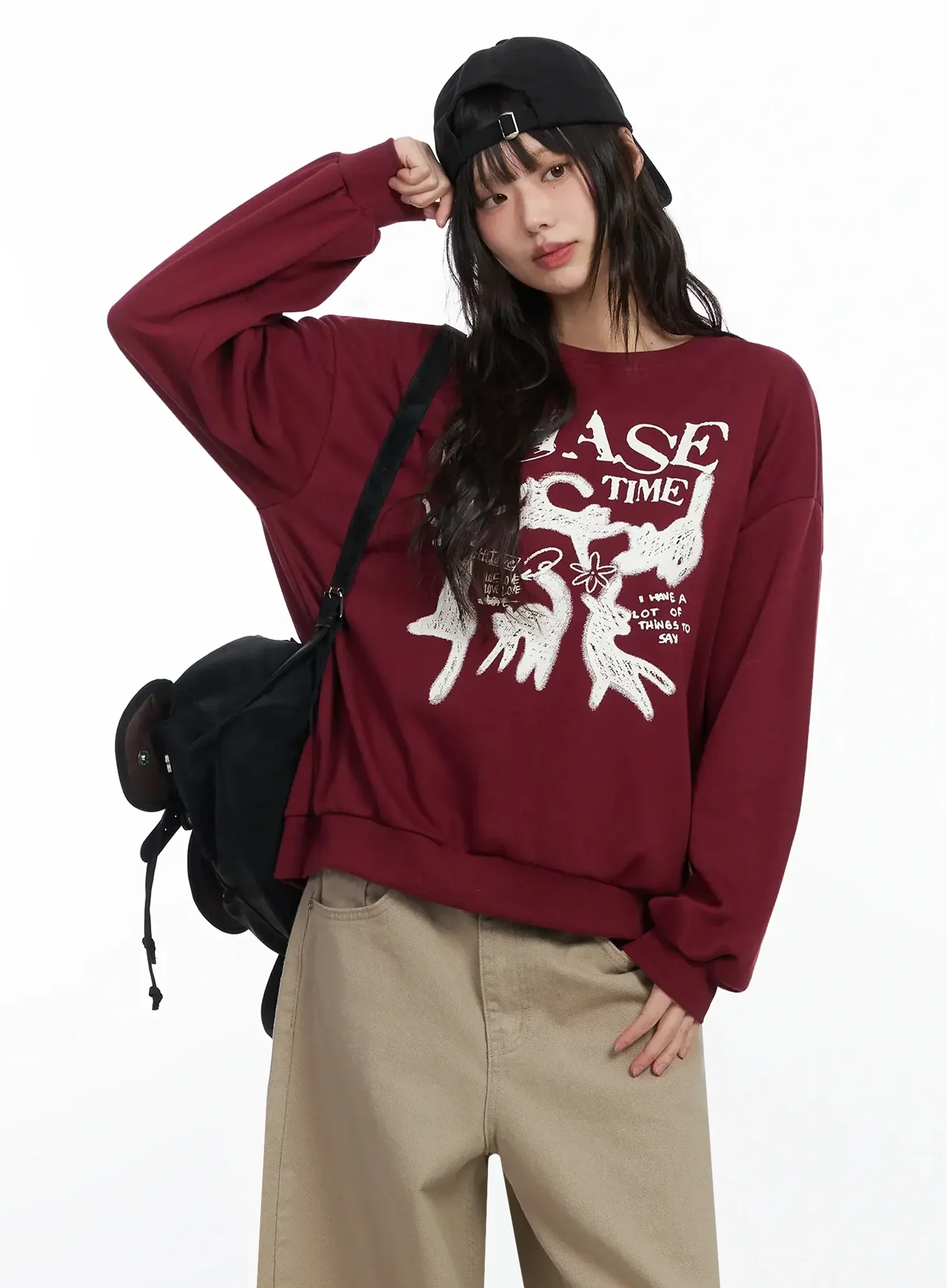 Chase Time Graphic Sweatshirt F516