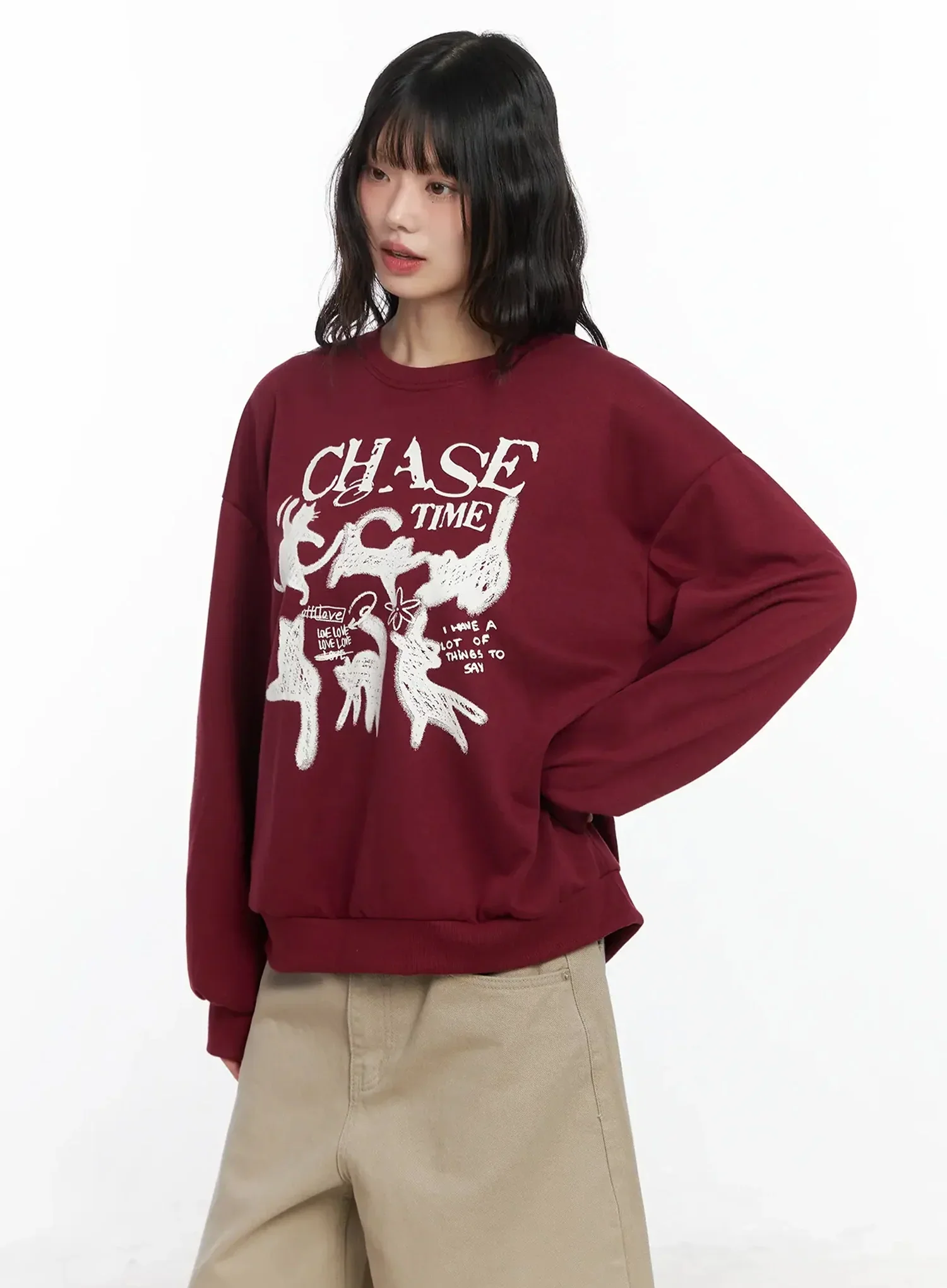 Chase Time Graphic Sweatshirt F516 - Image 8