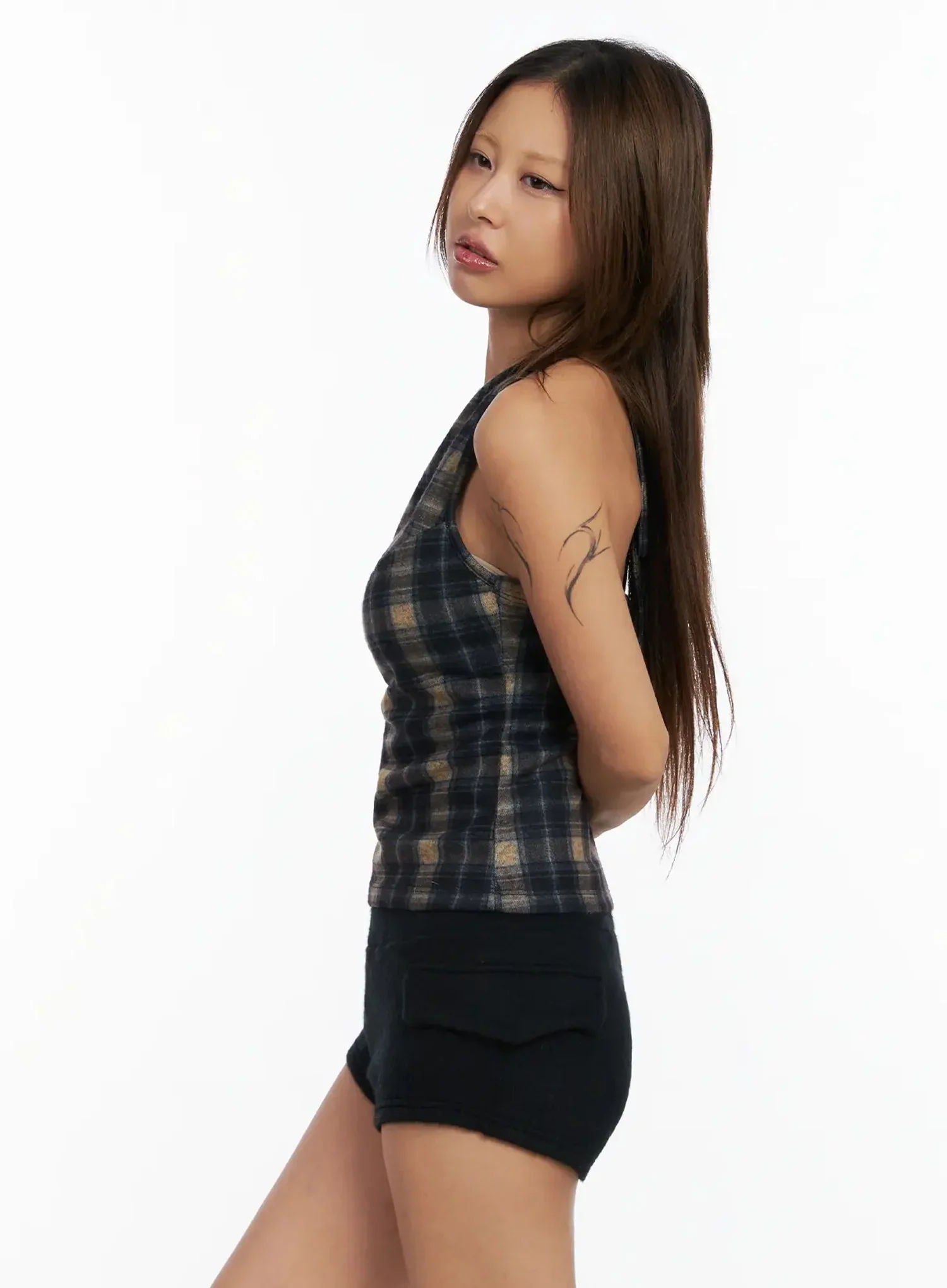 Checkered Halter Top IN528 - Image 7