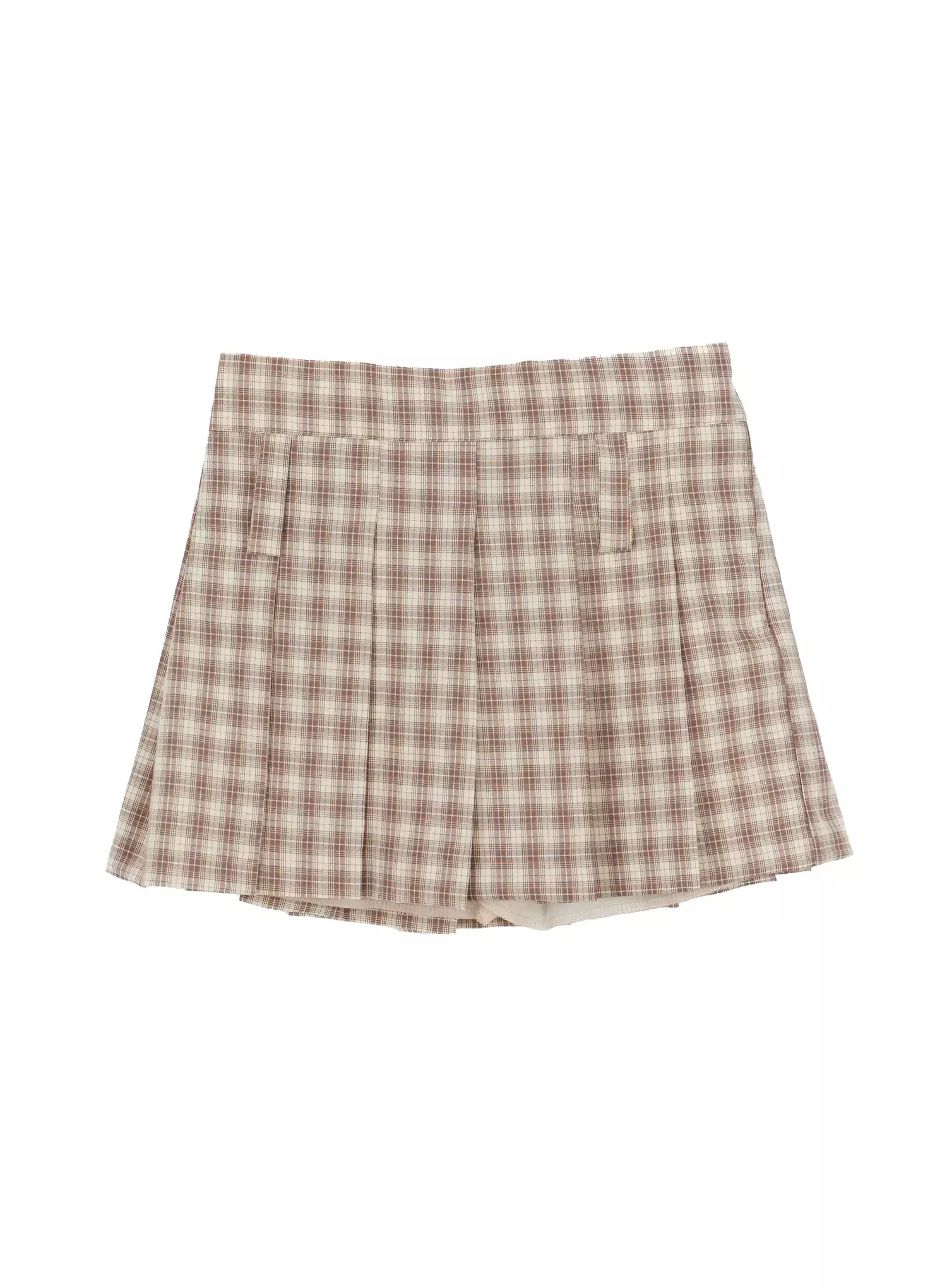 Checkered Pleated Skirt IM530 - Image 14