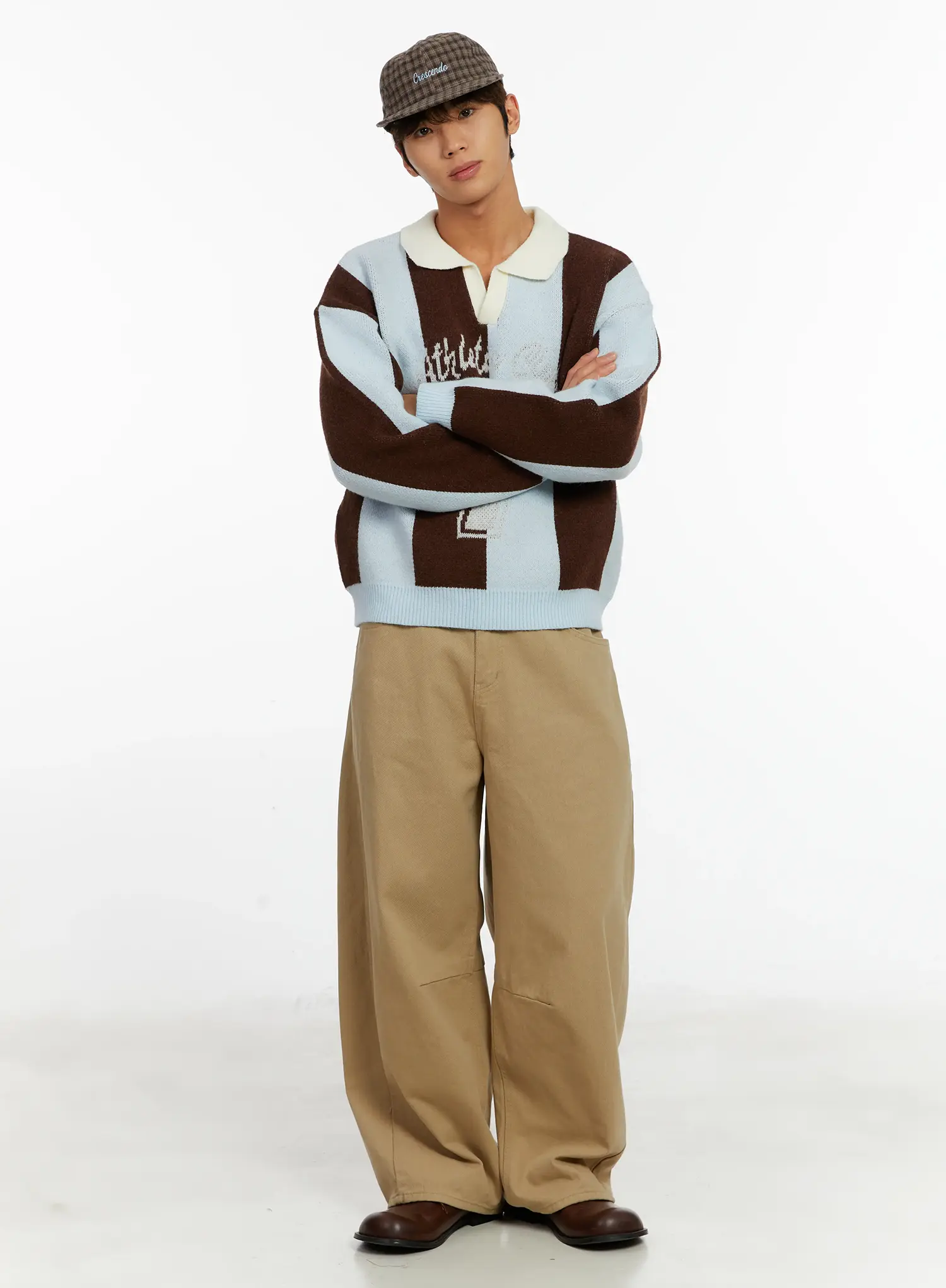 Checkered Street Style Camp Hat ID523